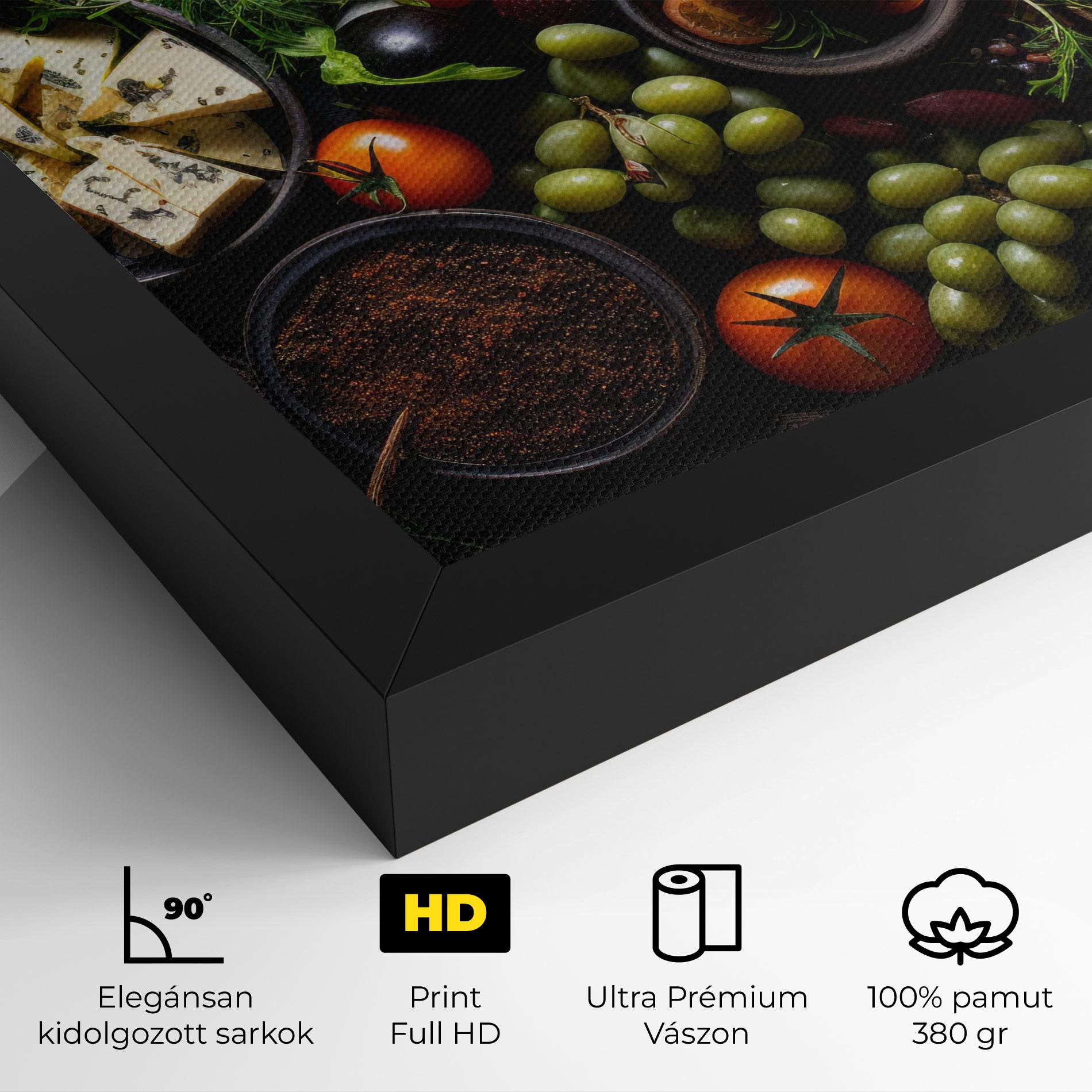 Vászonkép Meats Assortment mockup 4