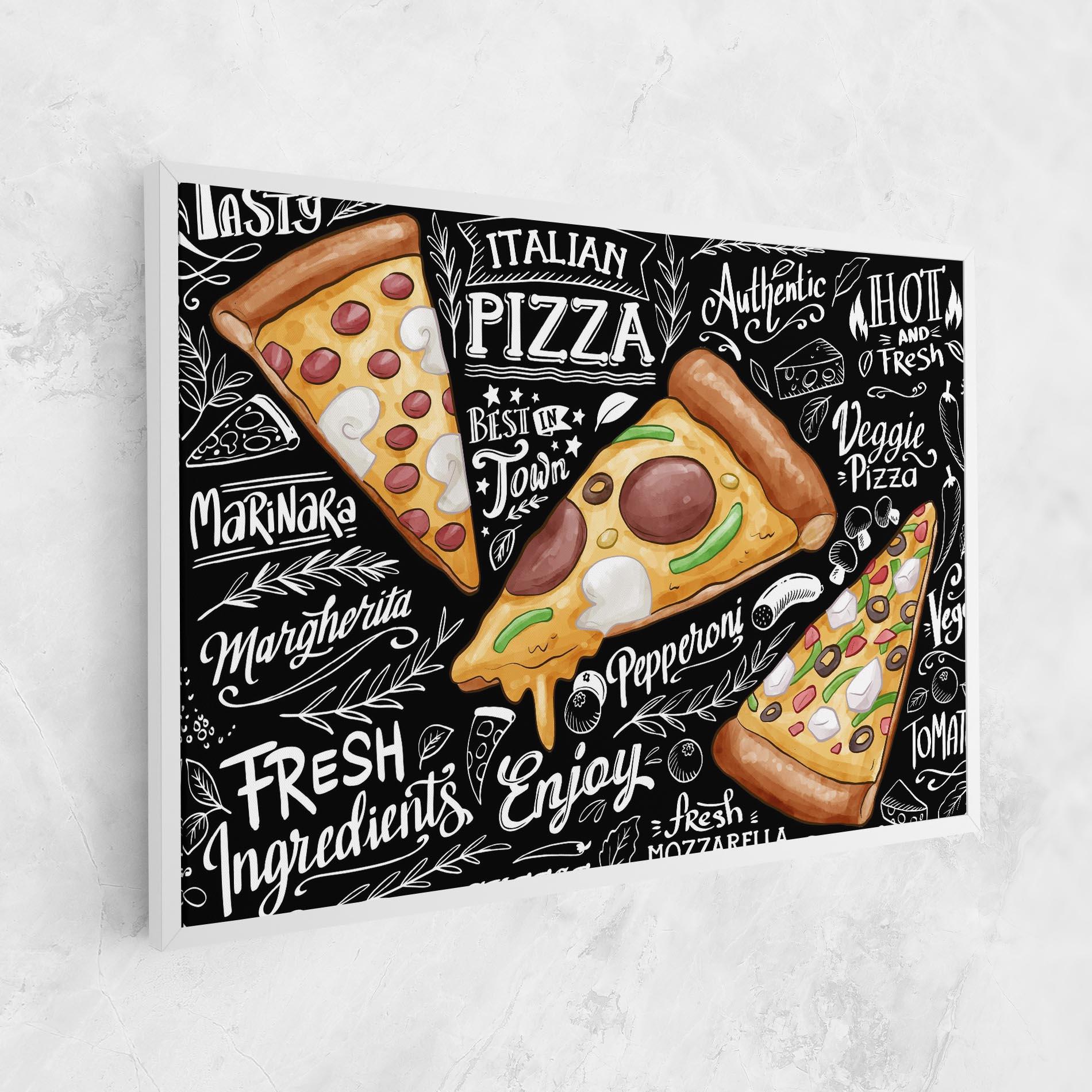 Vászonkép Enjoy Pizza mockup 1