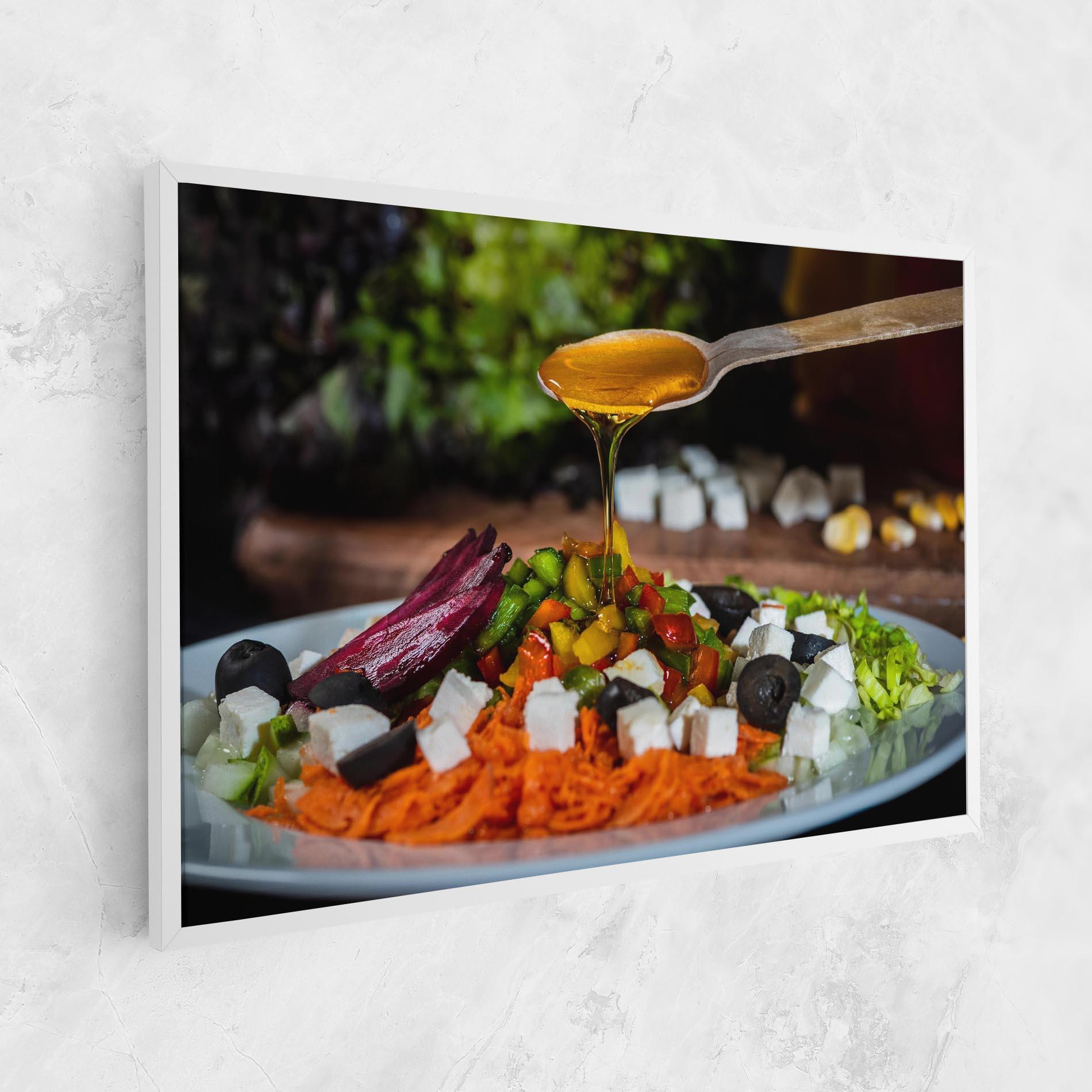 Vászonkép Honey Over Food mockup 1