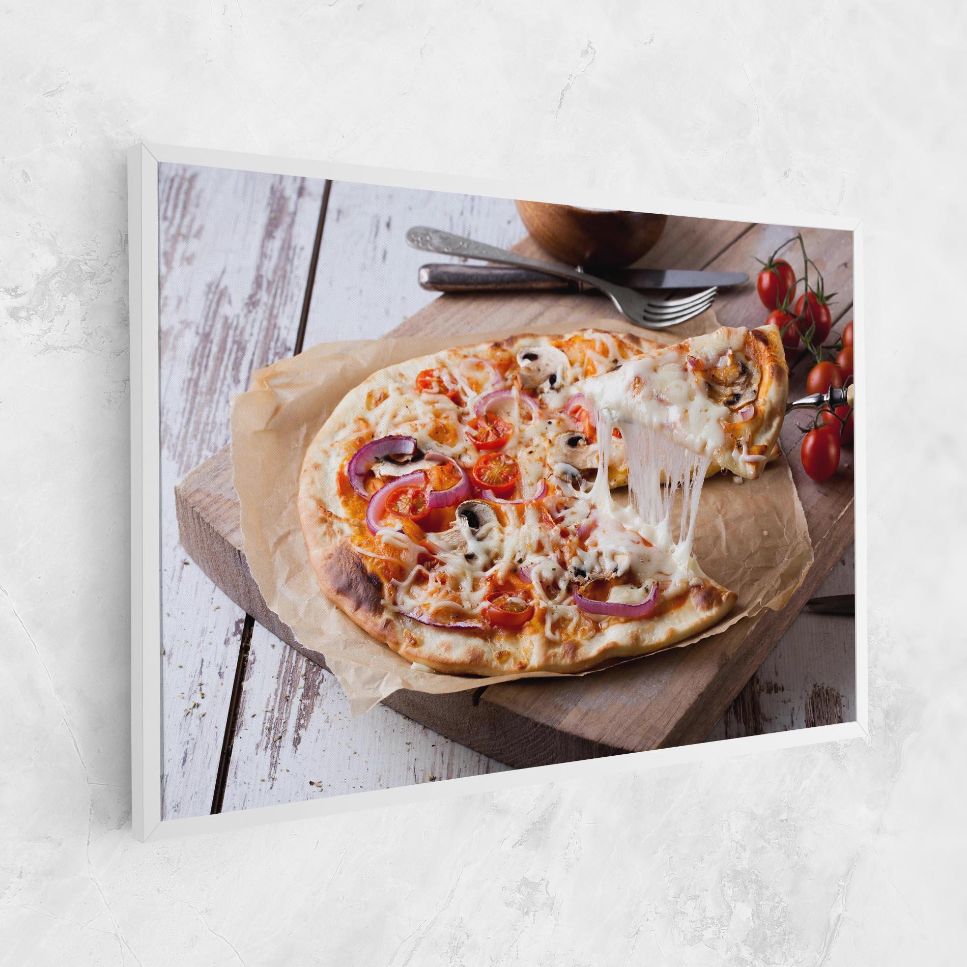 Vászonkép Pizza mockup 1