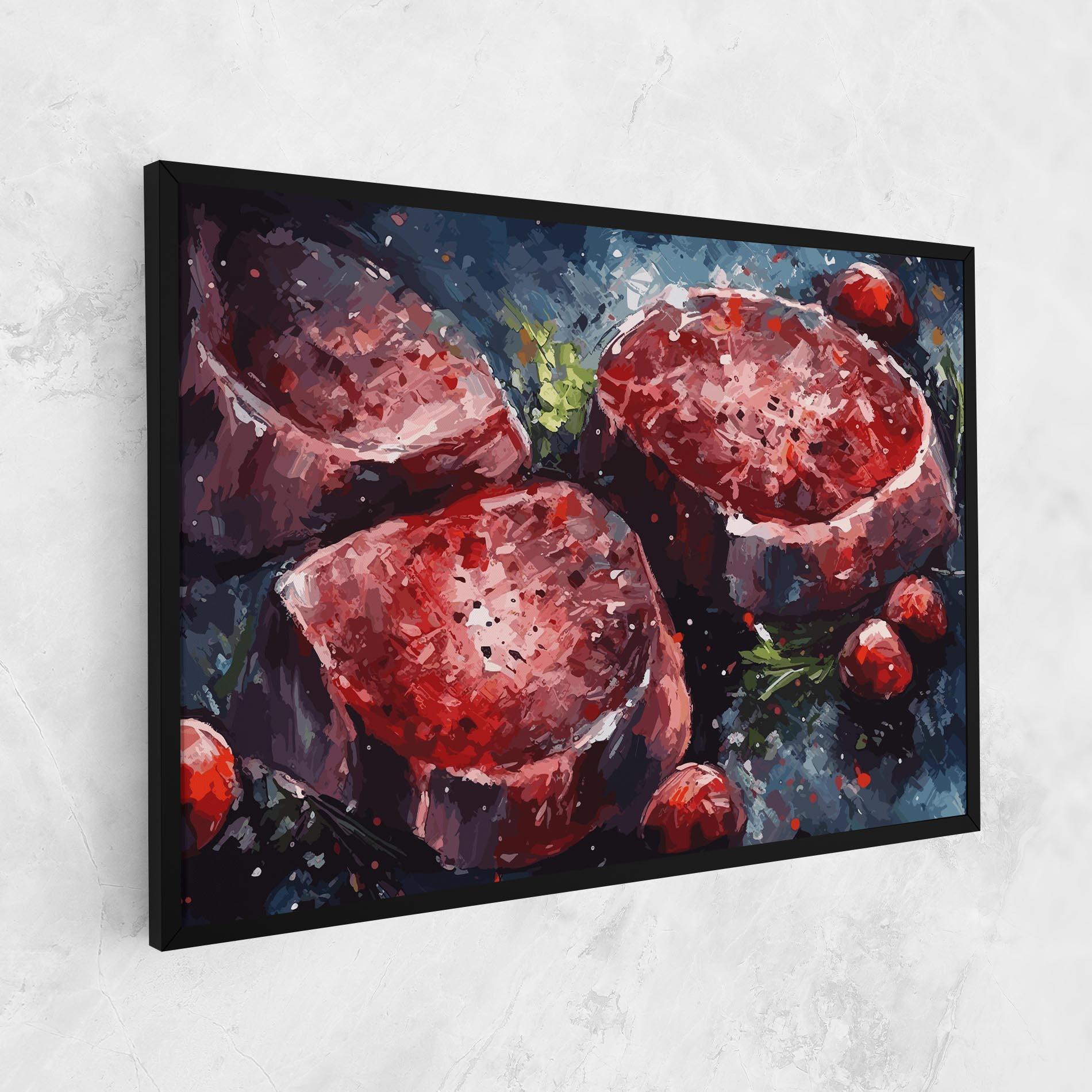 Vászonkép Meat Art mockup 1