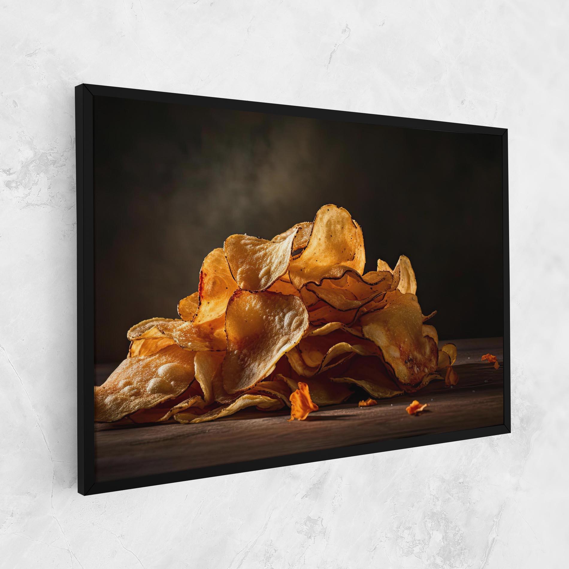 Vászonkép Potato Chips mockup 1