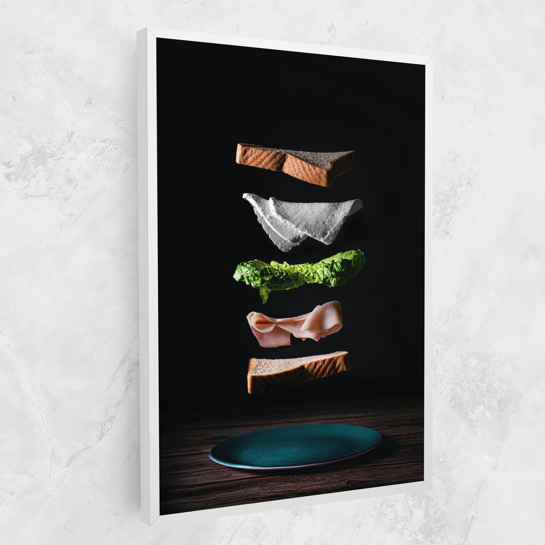 Vászonkép Floating Sandwich mockup 1
