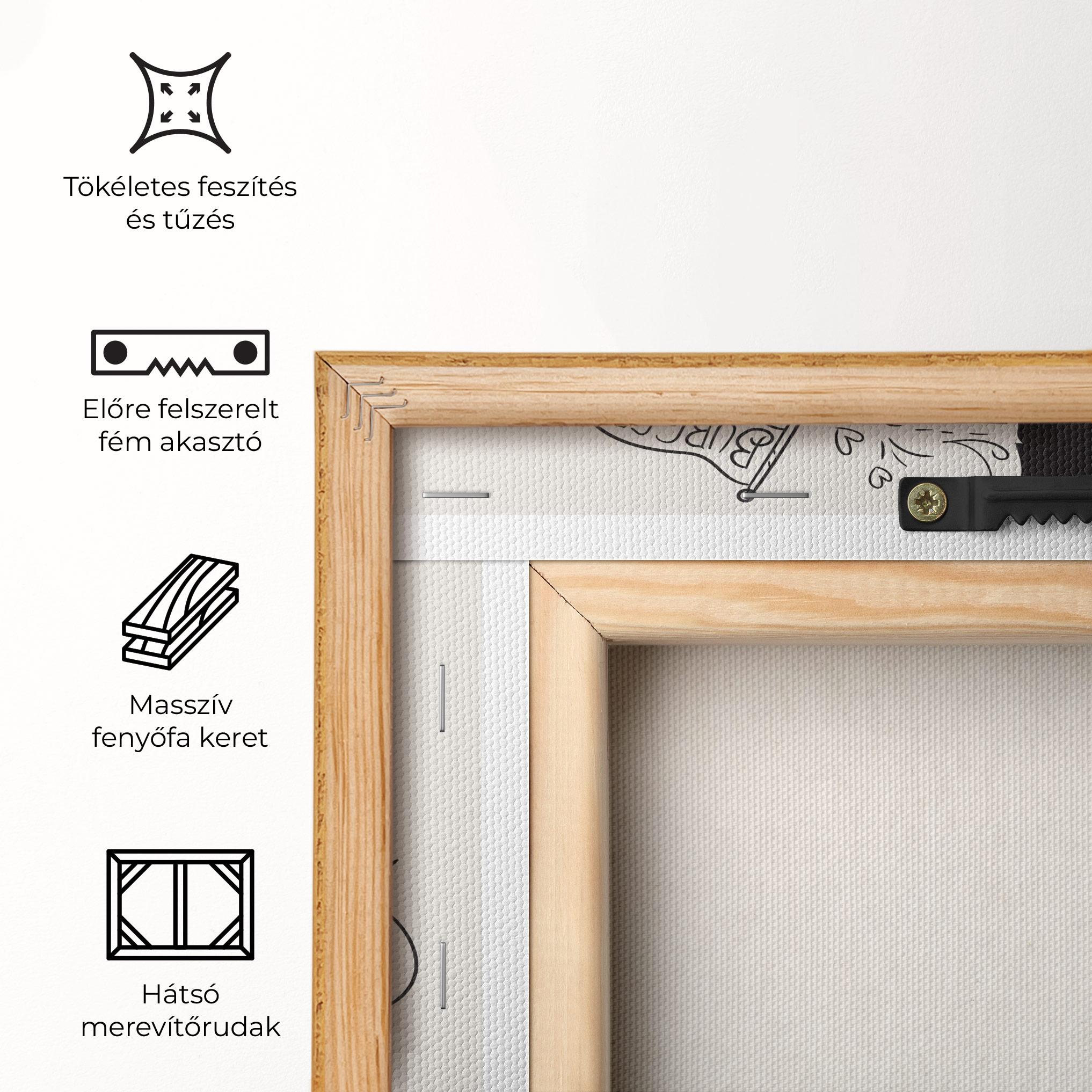 Vászonkép Burger Art mockup 5