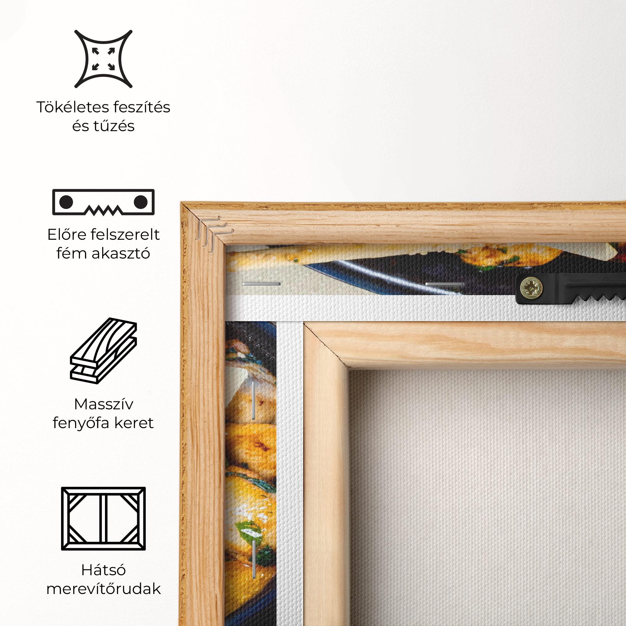 Vászonkép Chicken Food mockup 5