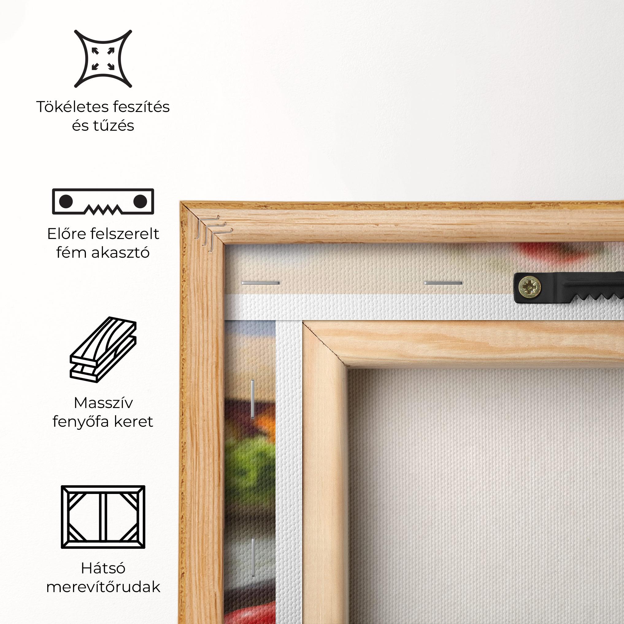 Vászonkép Yum Sandwich mockup 5