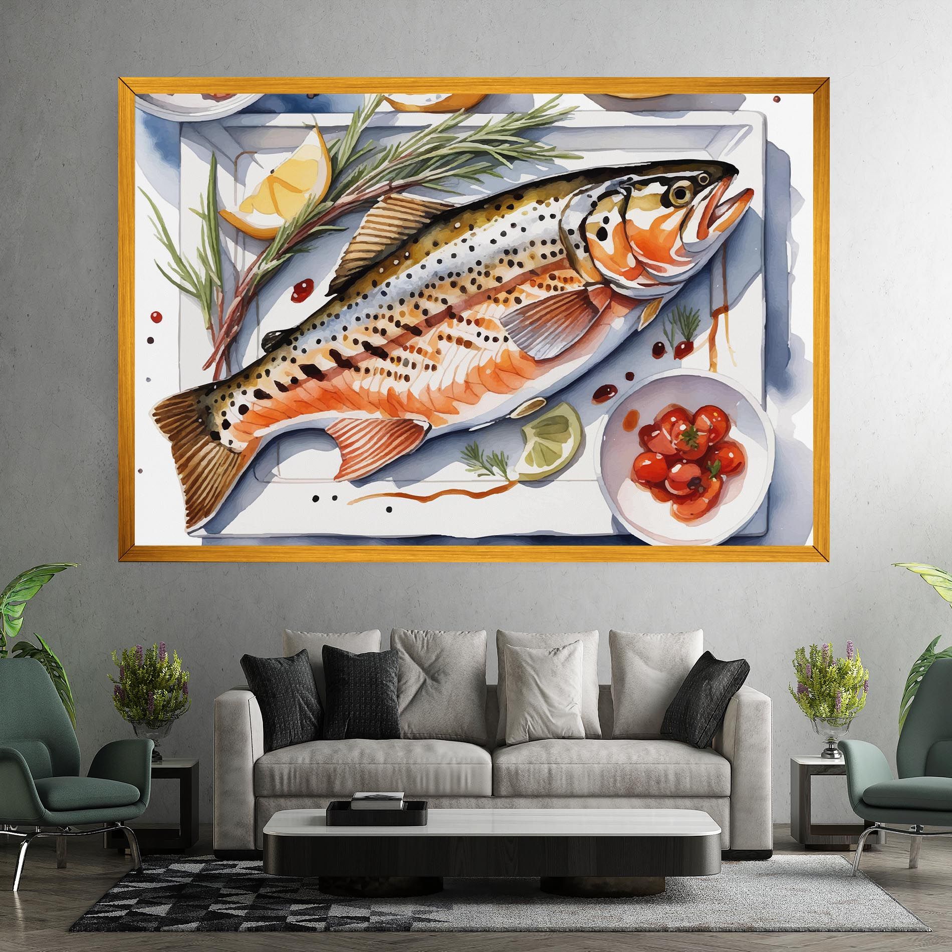 Grilled Trout mockup 7