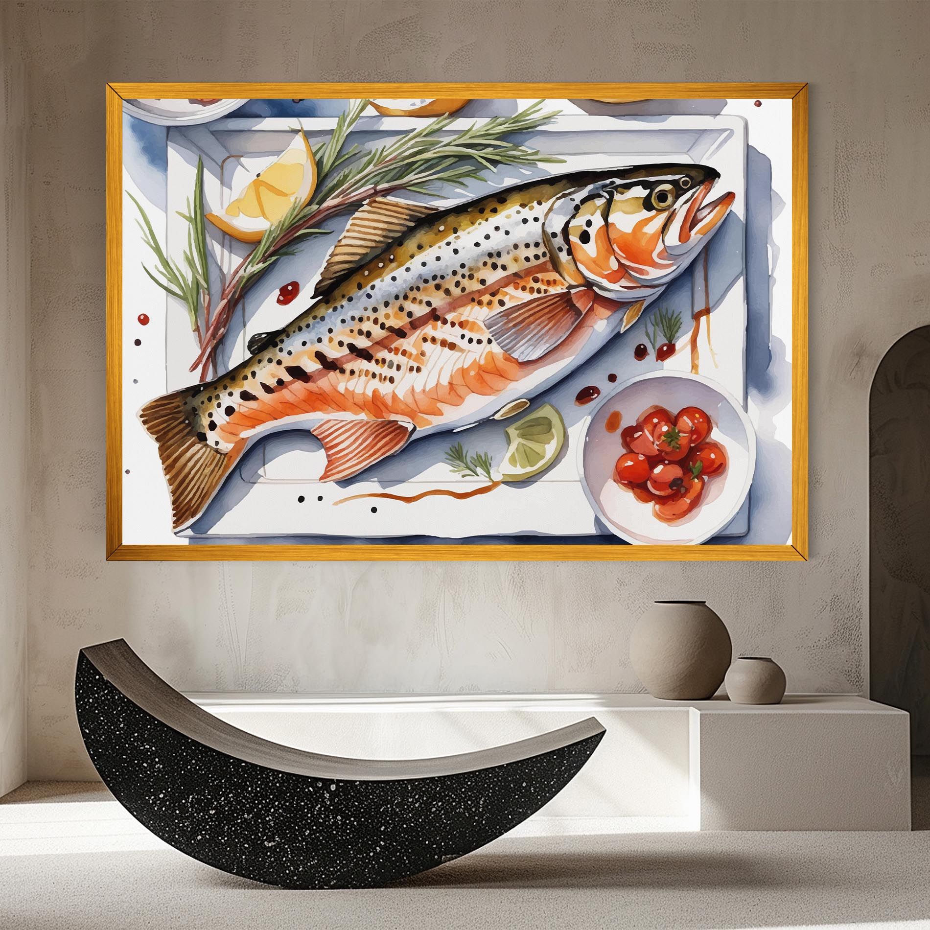 Grilled Trout mockup 8