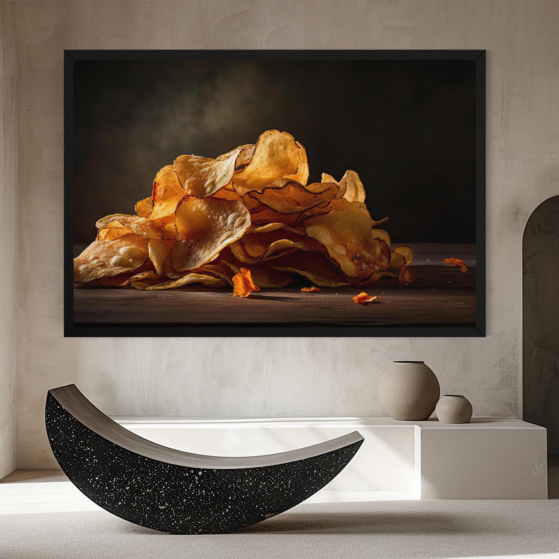 Vászonkép Potato Chips mockup 8