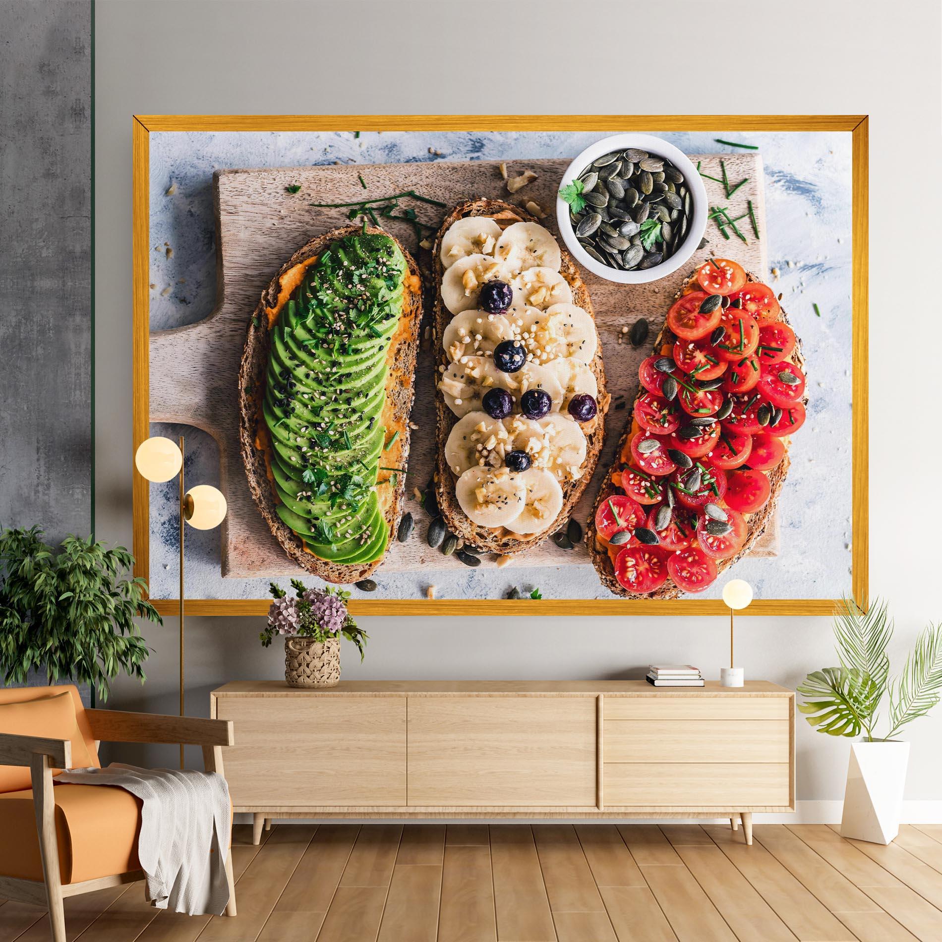 Vászonkép Breakfast mockup 9