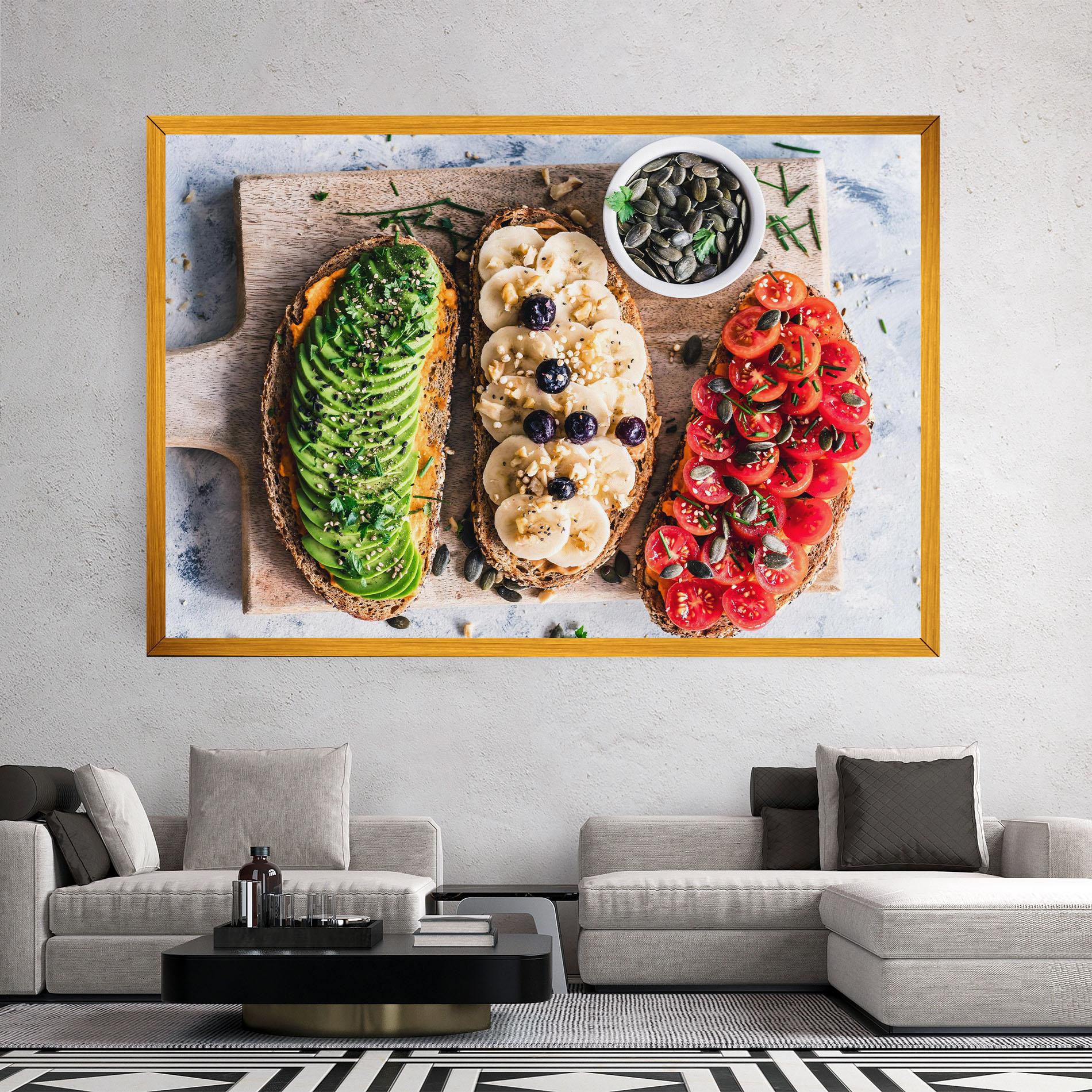 Vászonkép Breakfast mockup 2