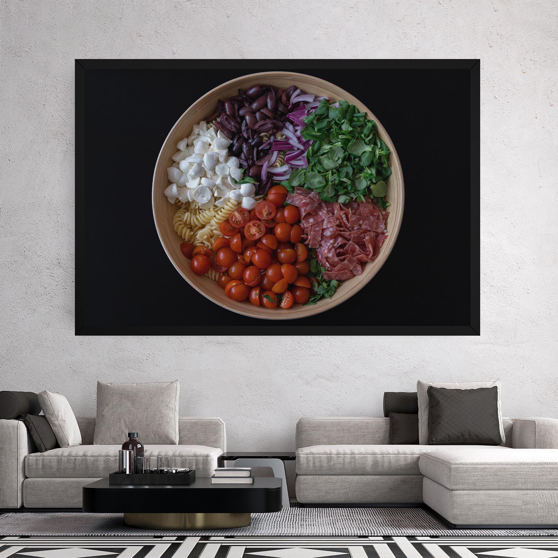 Vászonkép Mozzarella Salad mockup 2