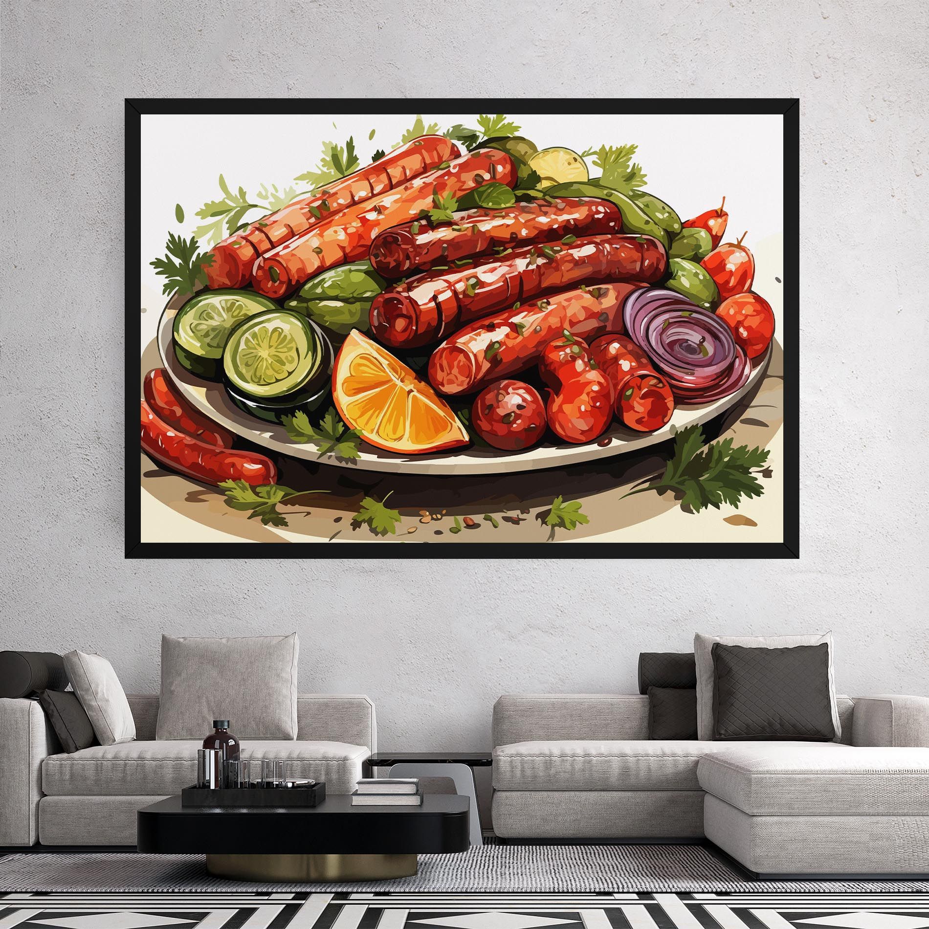 Tasty Sousages mockup 2