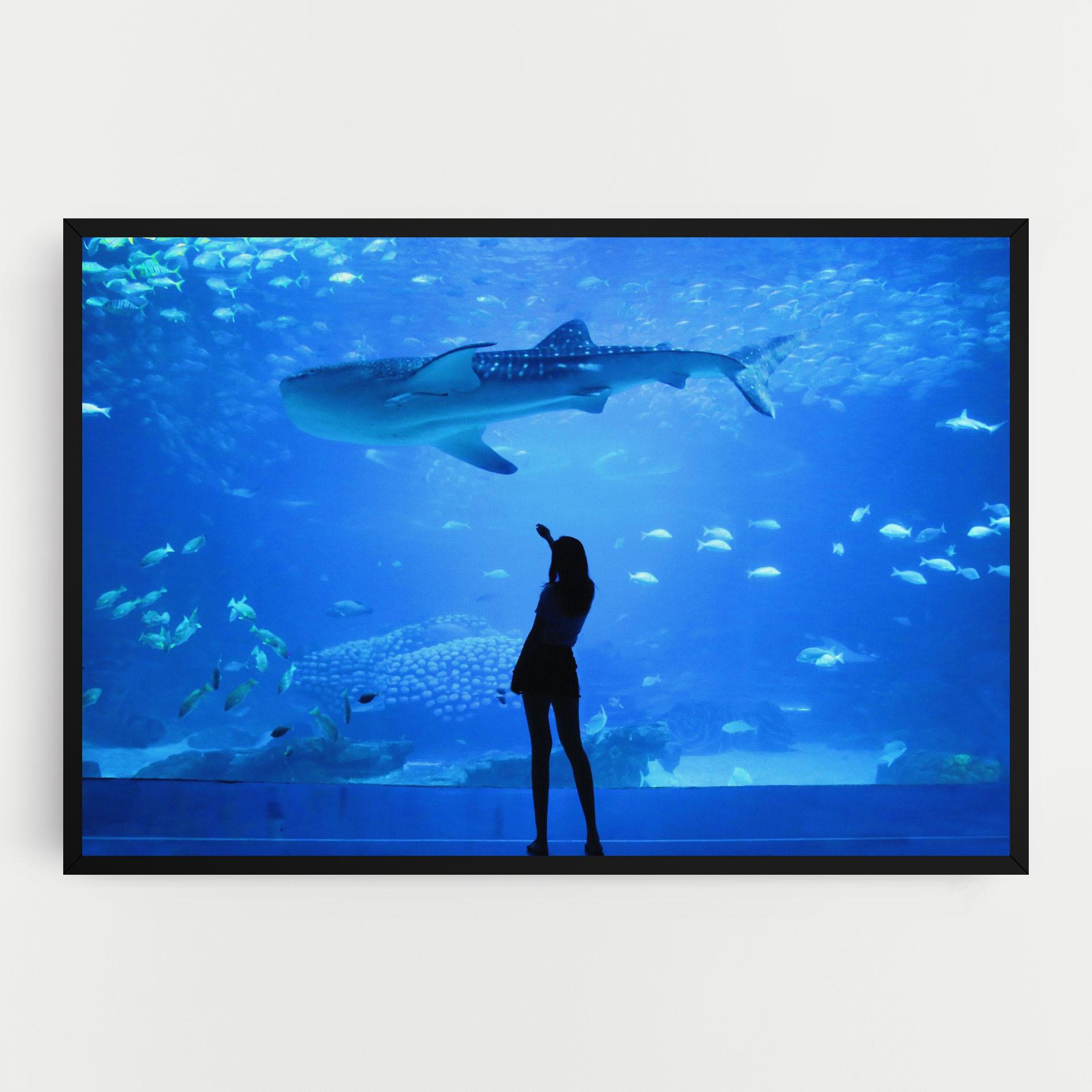 Vászonkép Aquarium Girl mockup 0