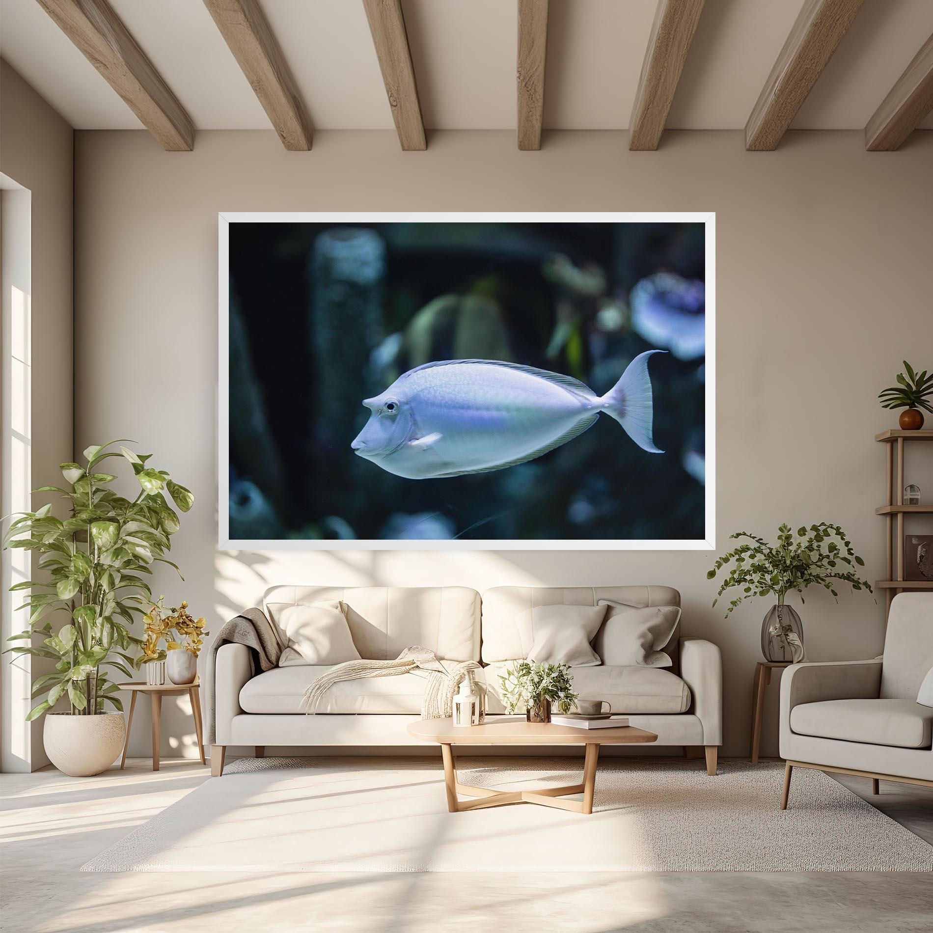 Vászonkép Funny Face Fish mockup 6