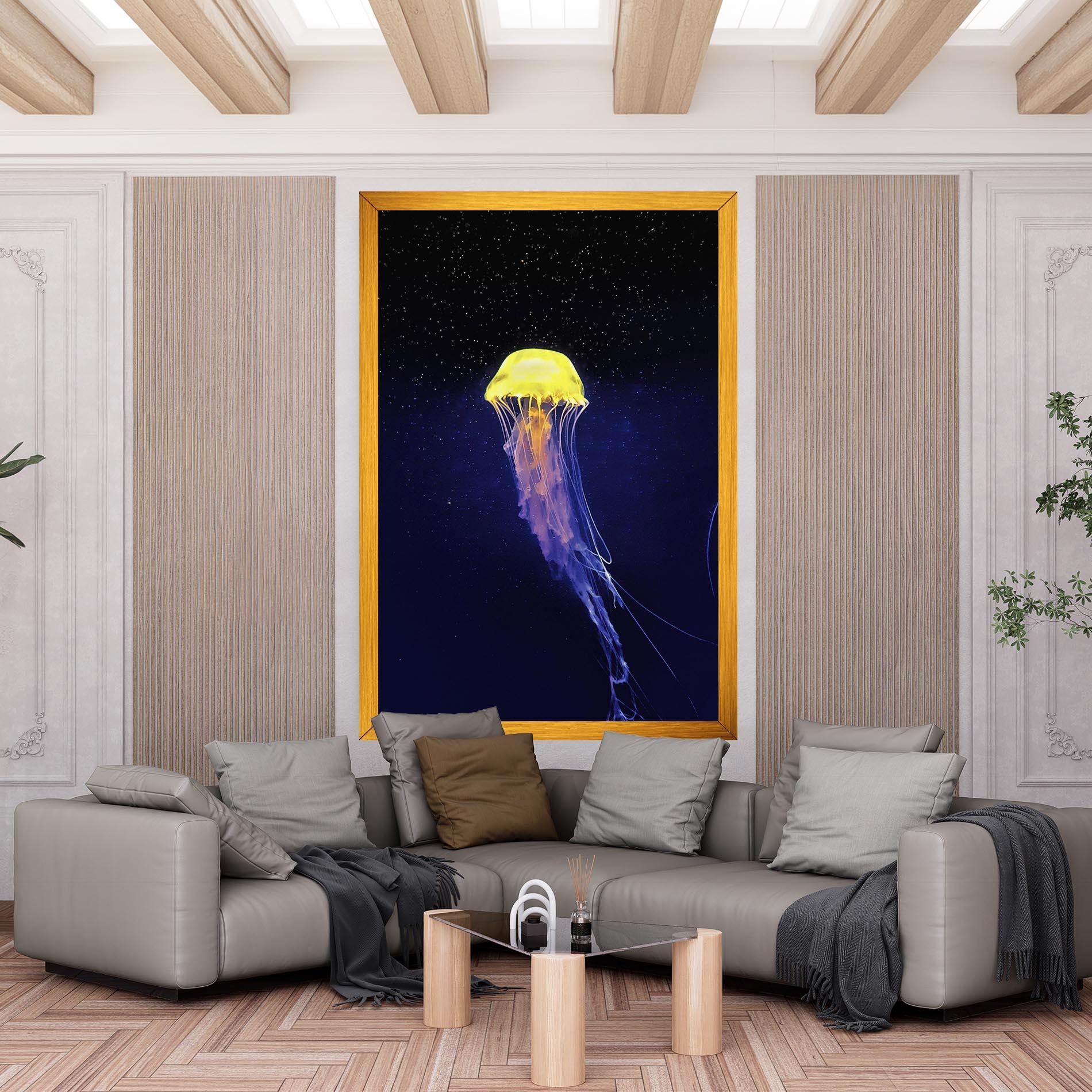 Vászonkép Purple Jellyfish mockup 6