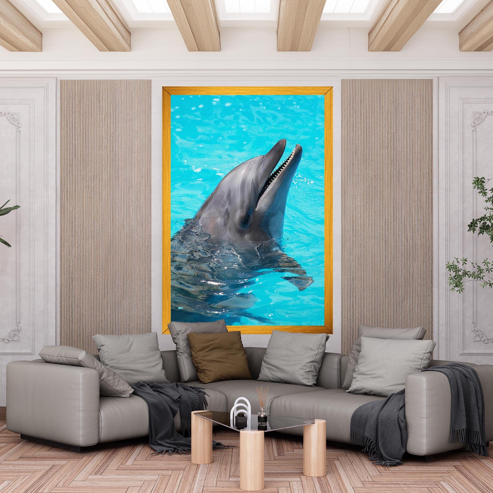 Vászonkép Trained Dolphin mockup 6