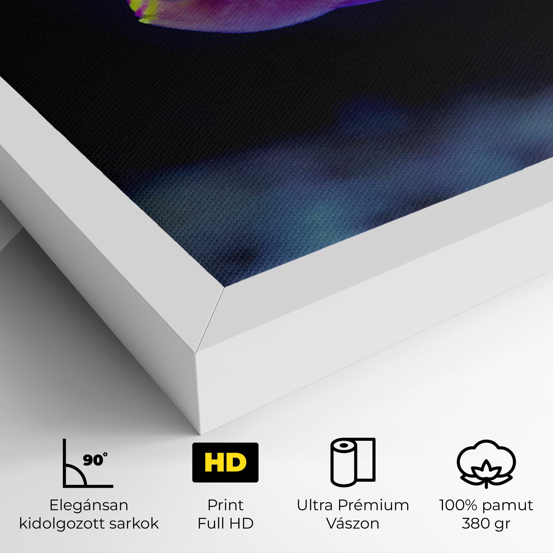 Vászonkép Angry Pink Fish mockup 4