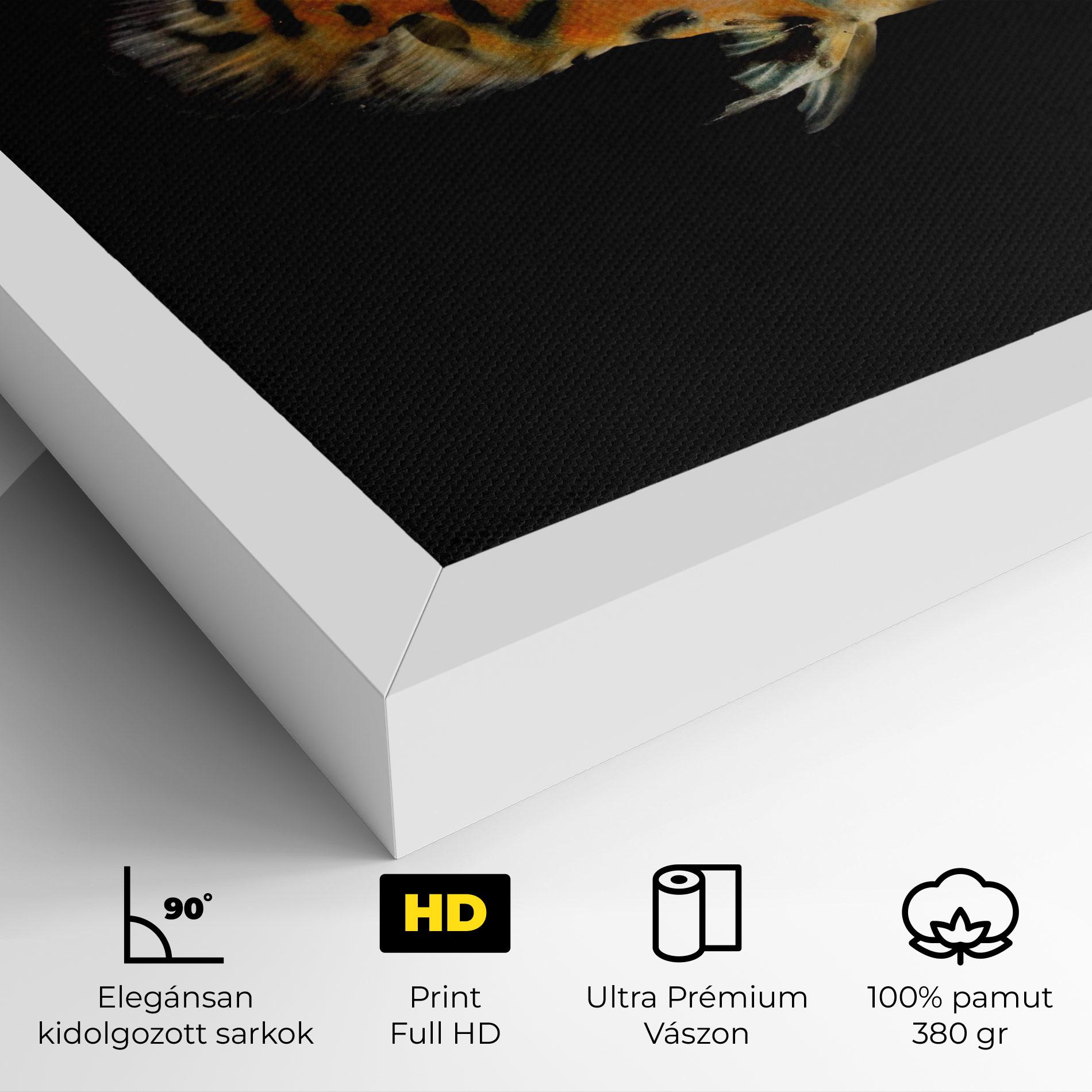 Vászonkép Cute Brown Fish mockup 4