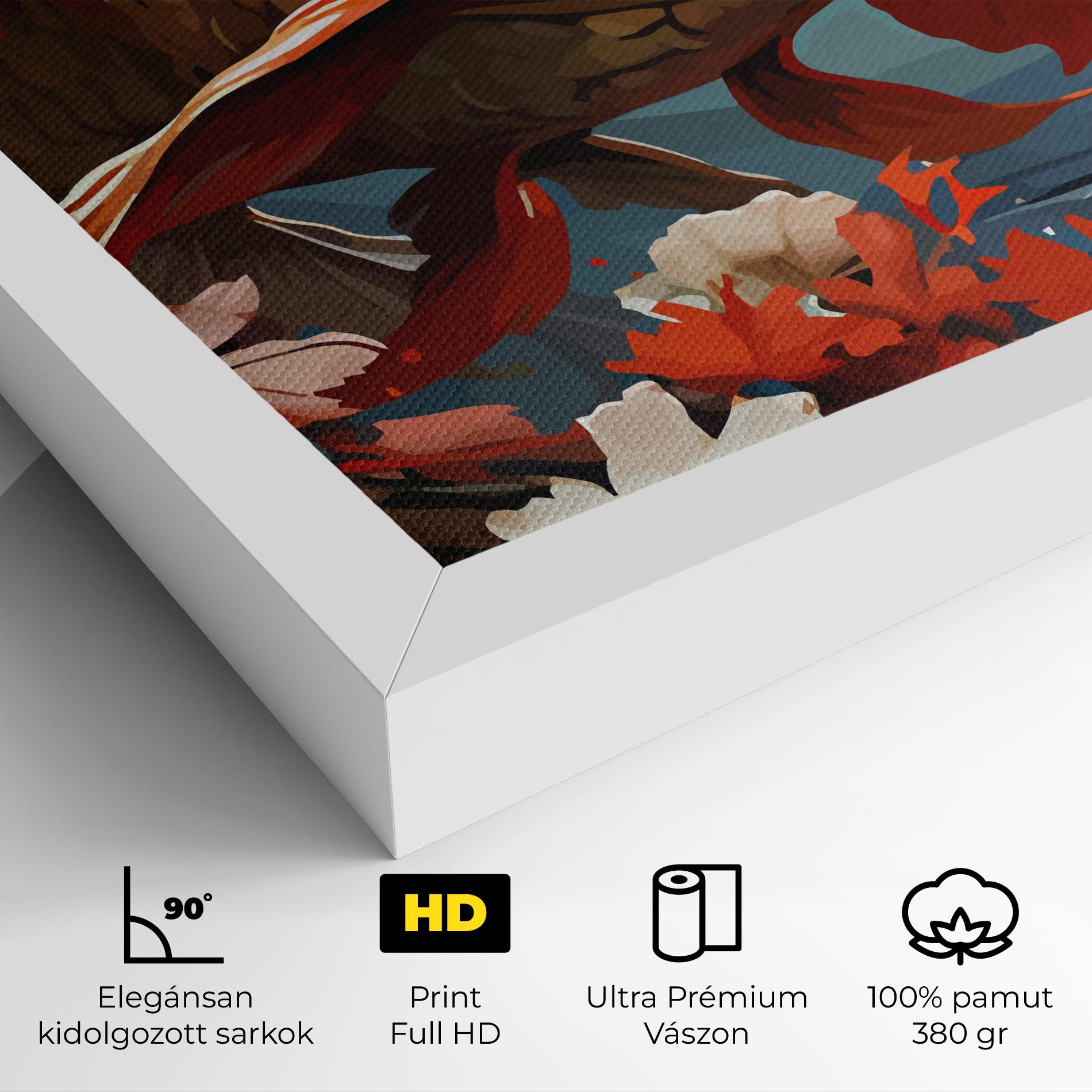 Vászonkép Orange Koi mockup 4