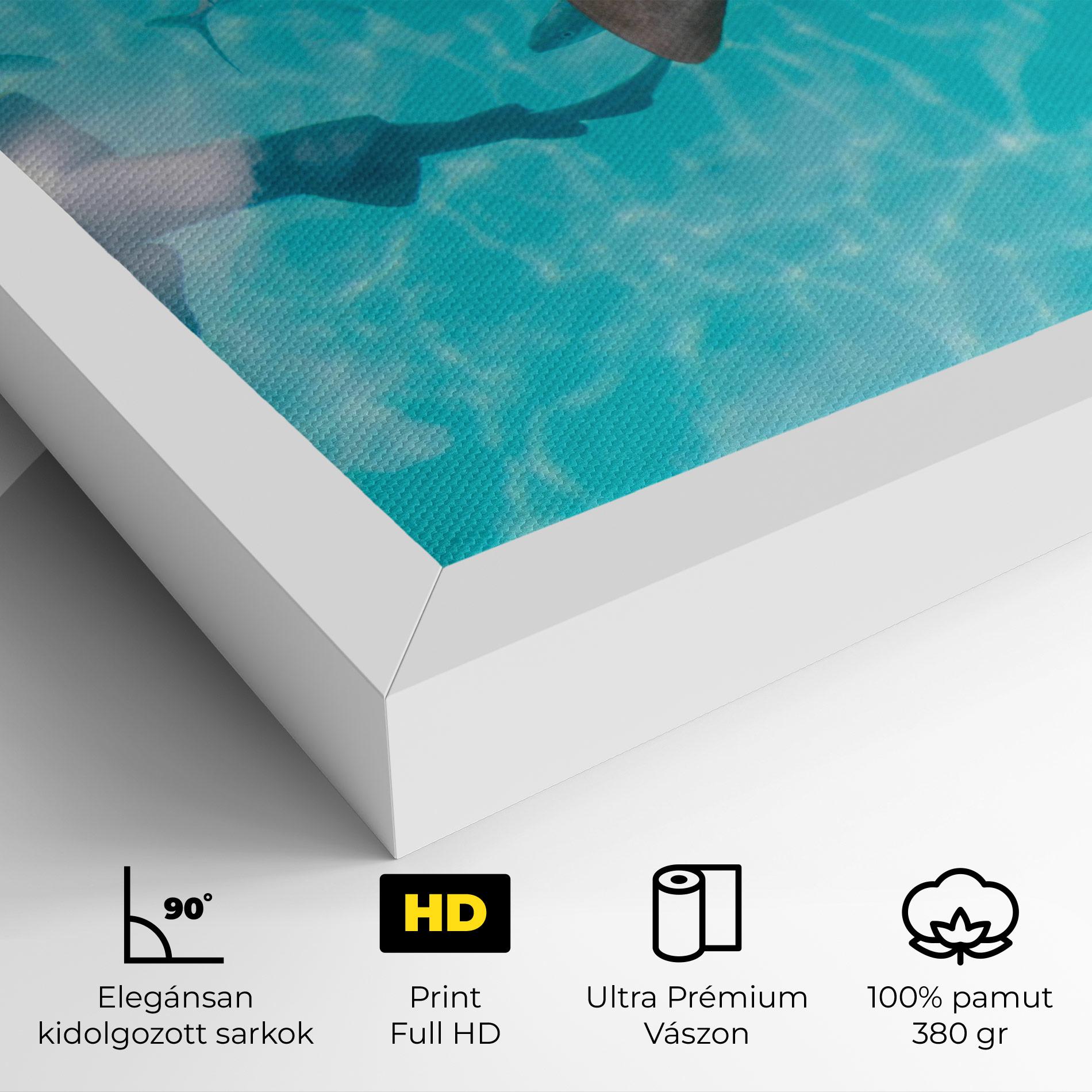 Vászonkép Pretty Shark mockup 4