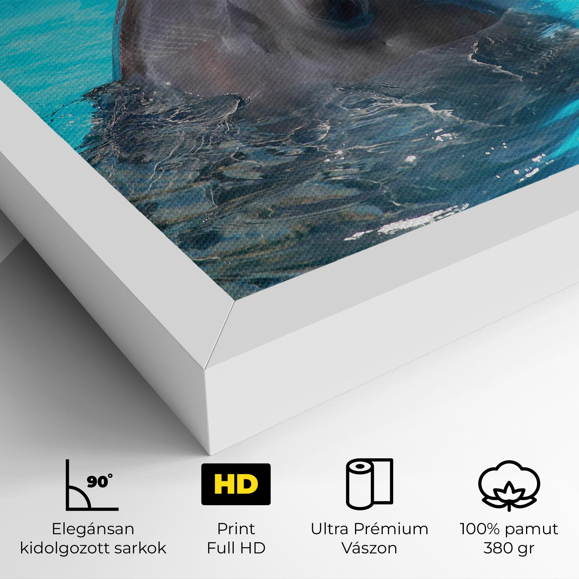Vászonkép Trained Dolphin mockup 4