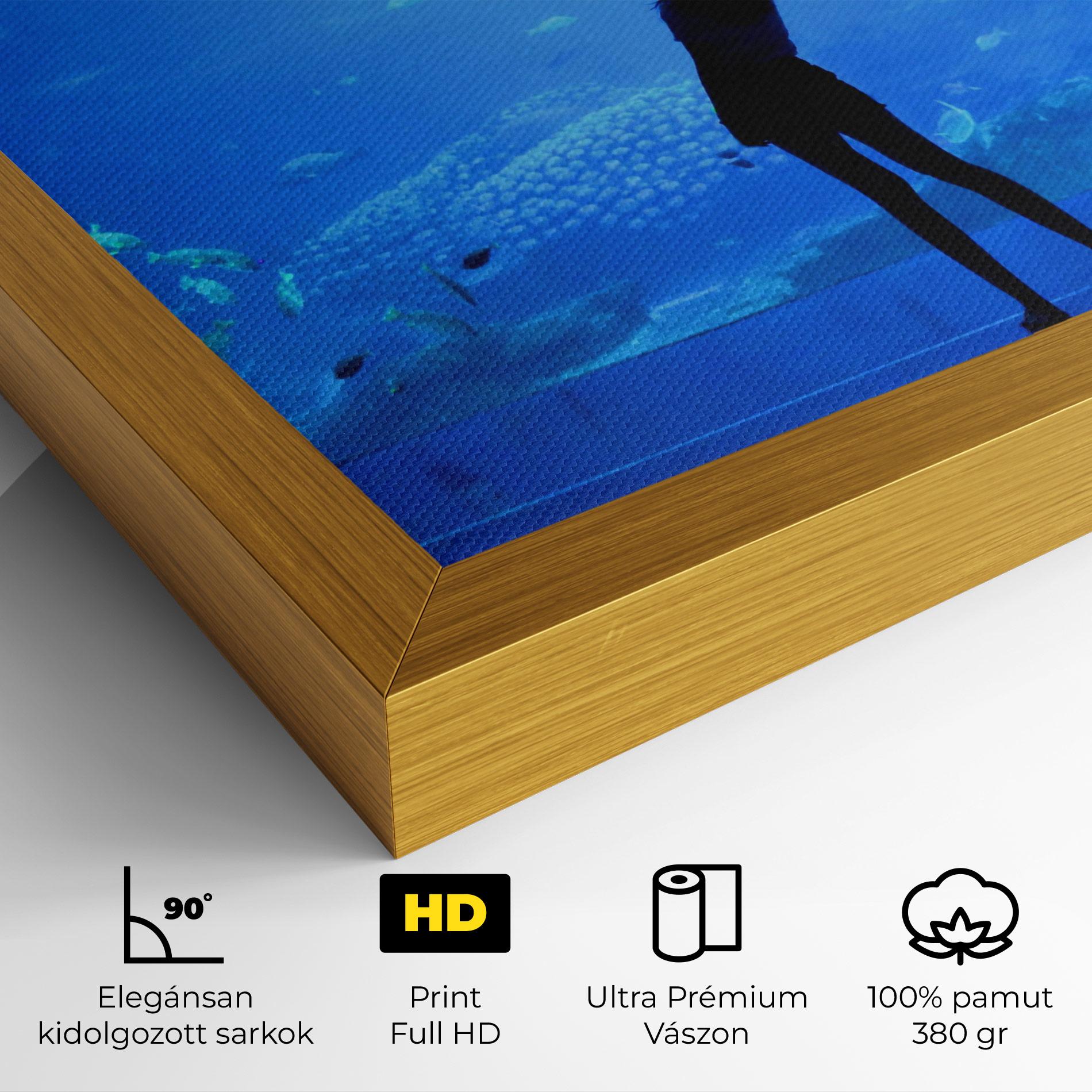 Vászonkép Aquarium Girl mockup 4