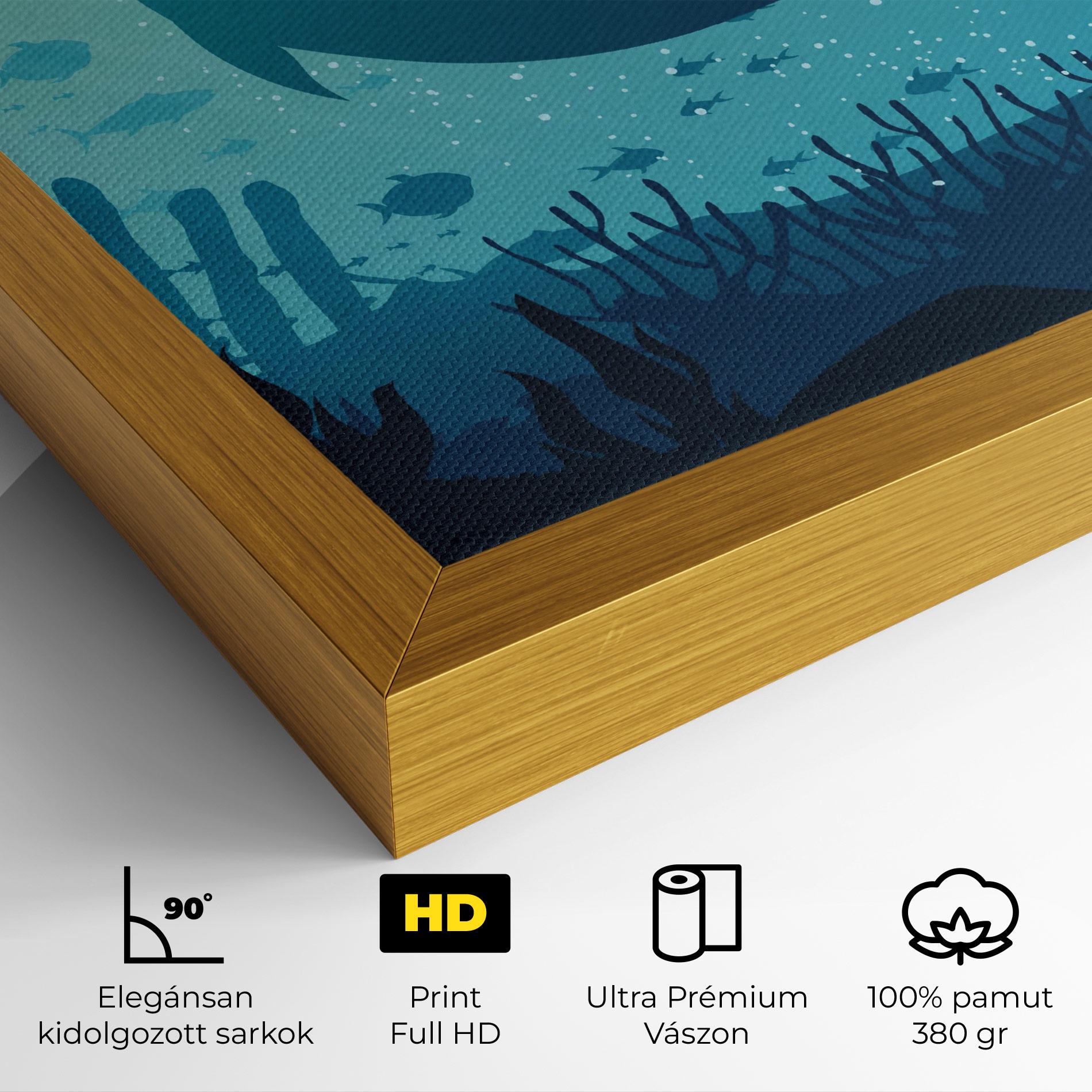 Vászonkép Blue Ocean mockup 4