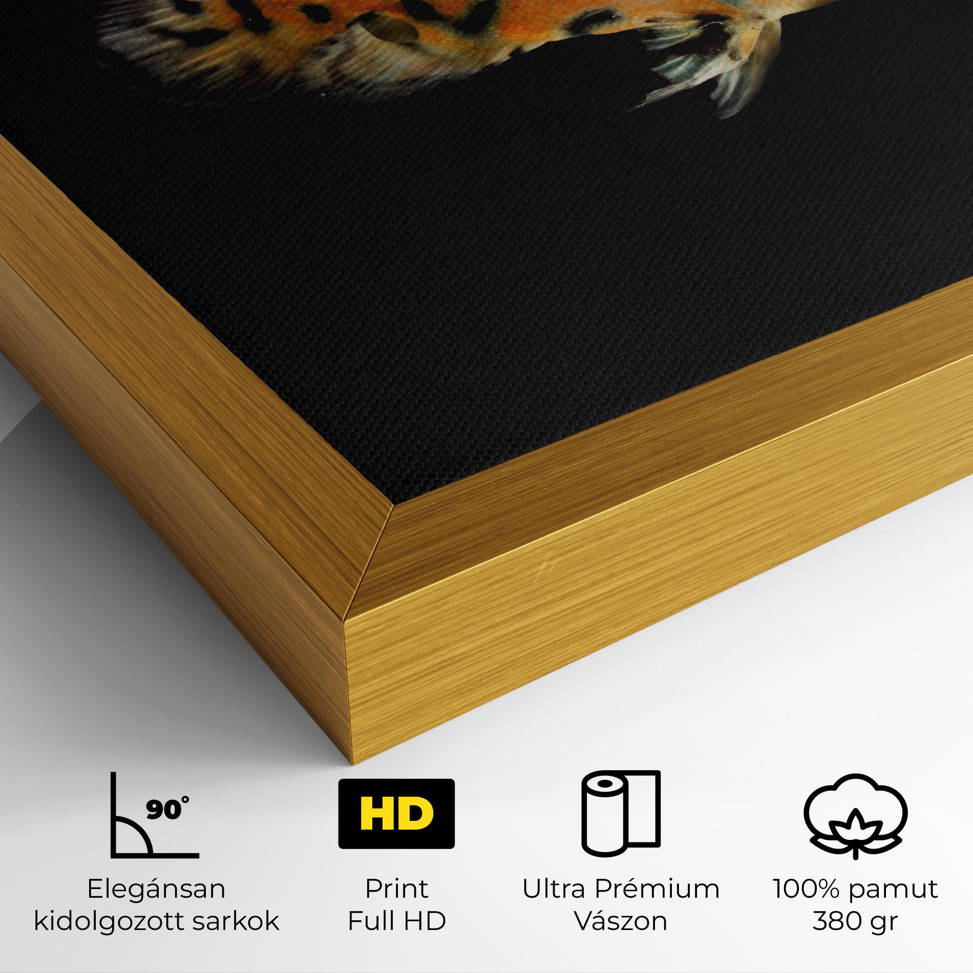 Vászonkép Cute Brown Fish mockup 4