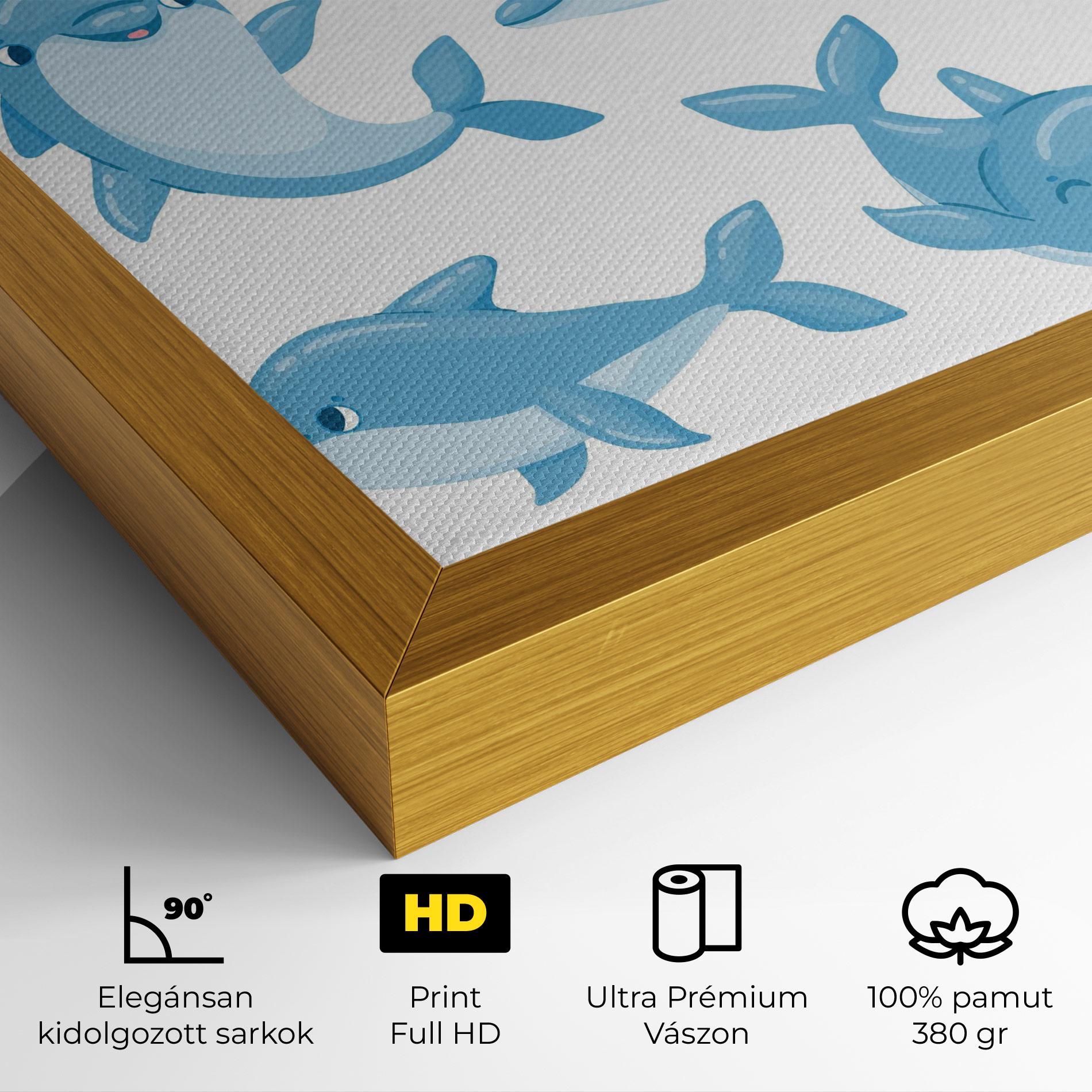 Vászonkép Dolphin mockup 4