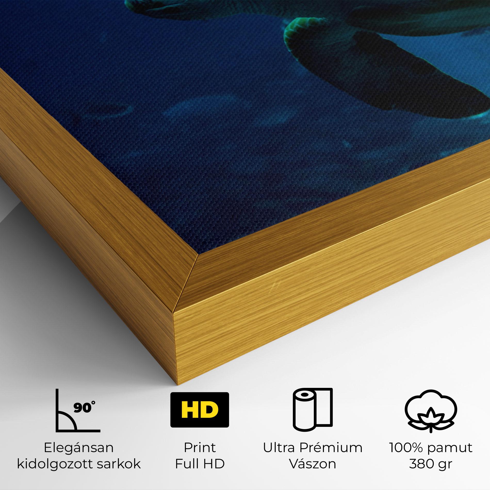 Vászonkép Green Turtule mockup 4