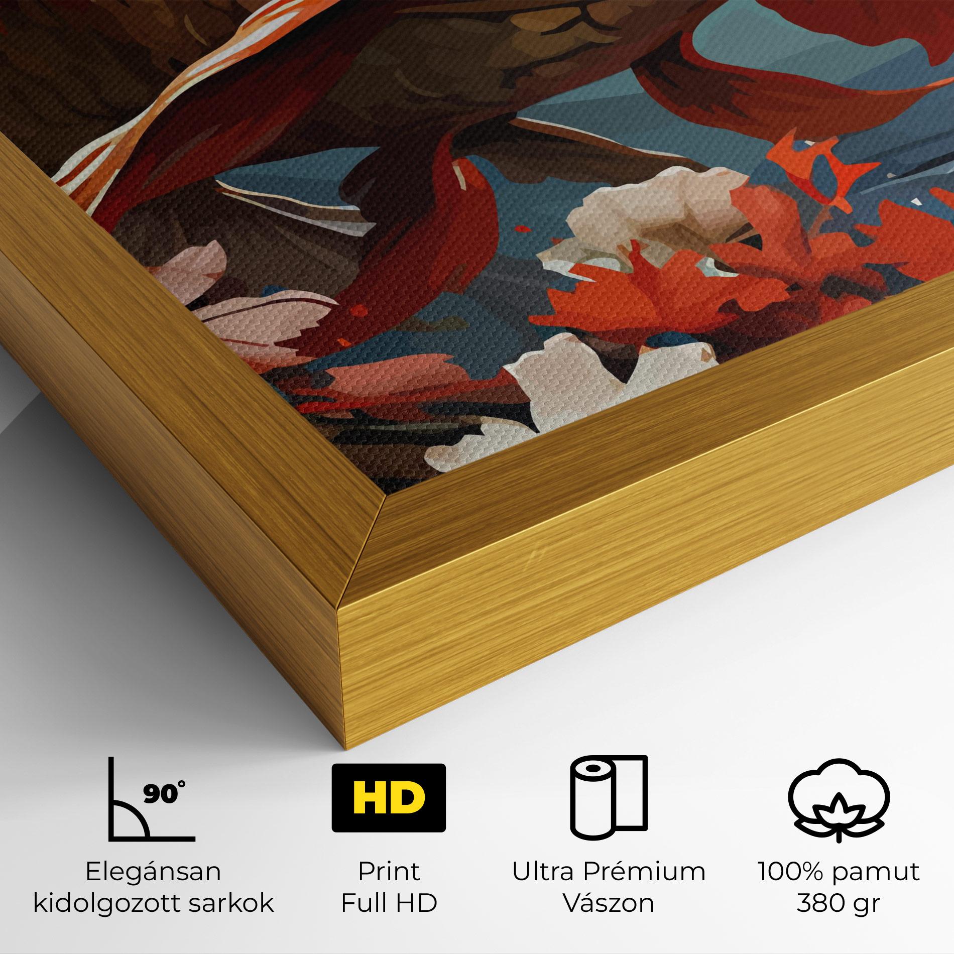 Vászonkép Orange Koi mockup 4
