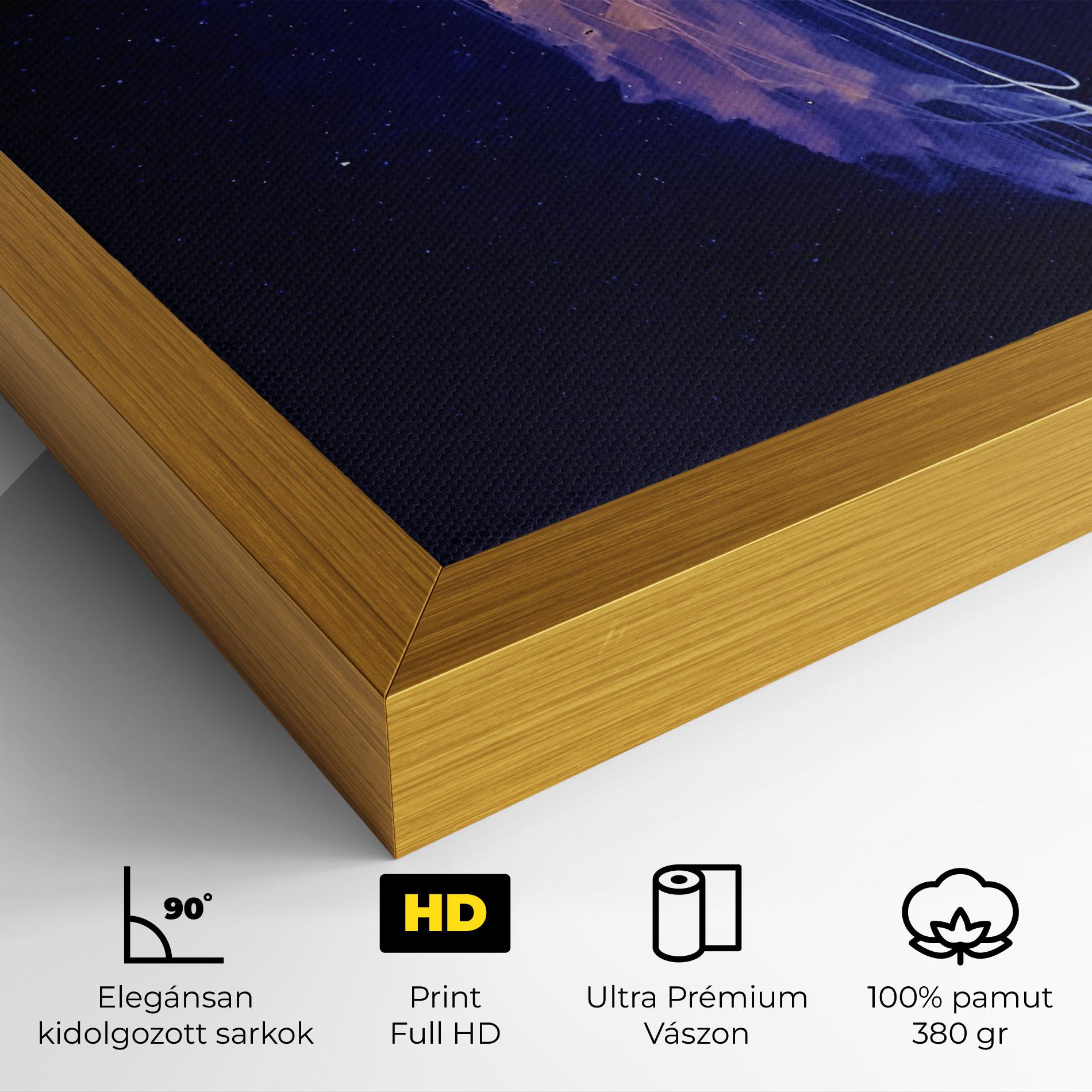 Vászonkép Purple Jellyfish mockup 4