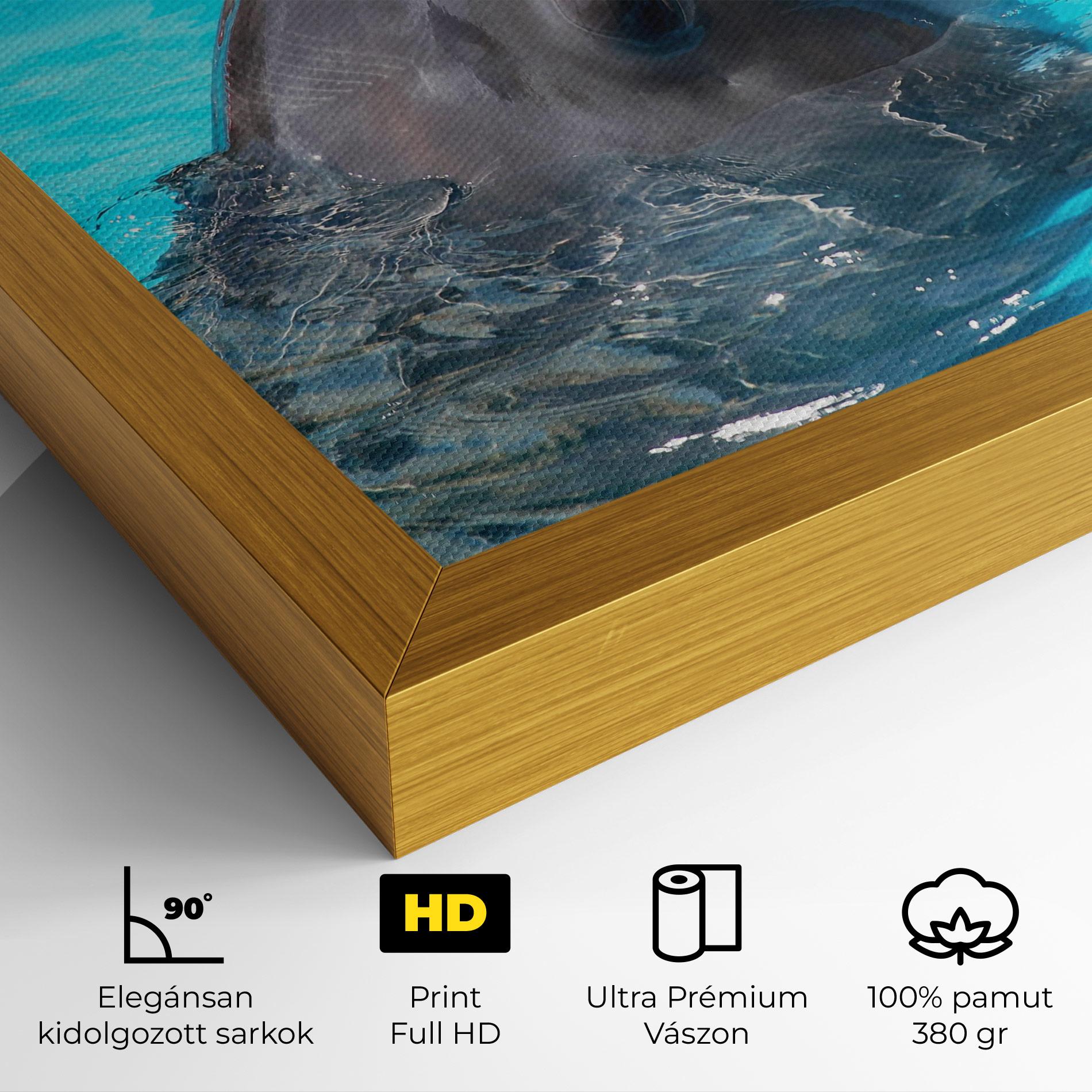 Vászonkép Trained Dolphin mockup 4