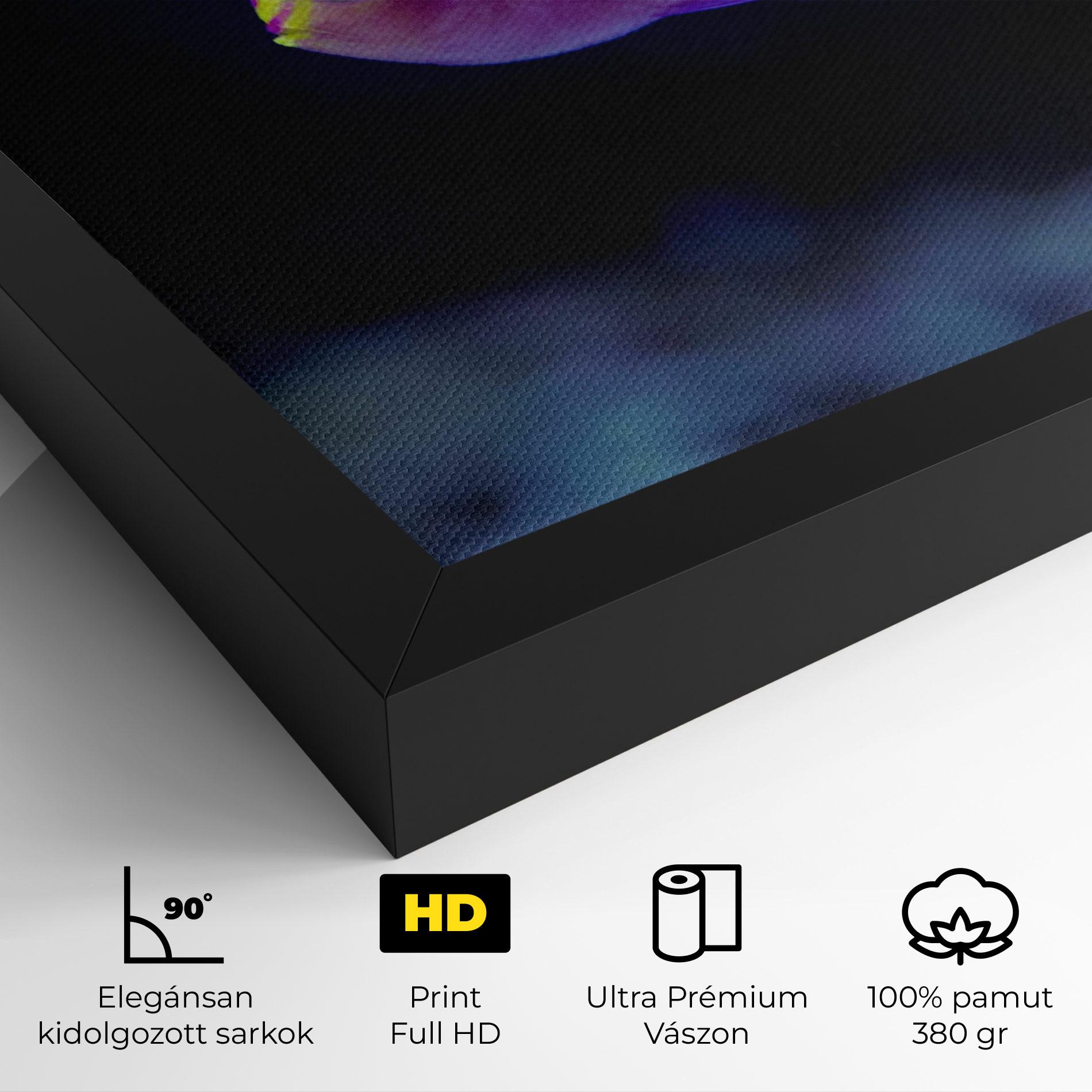 Vászonkép Angry Pink Fish mockup 4