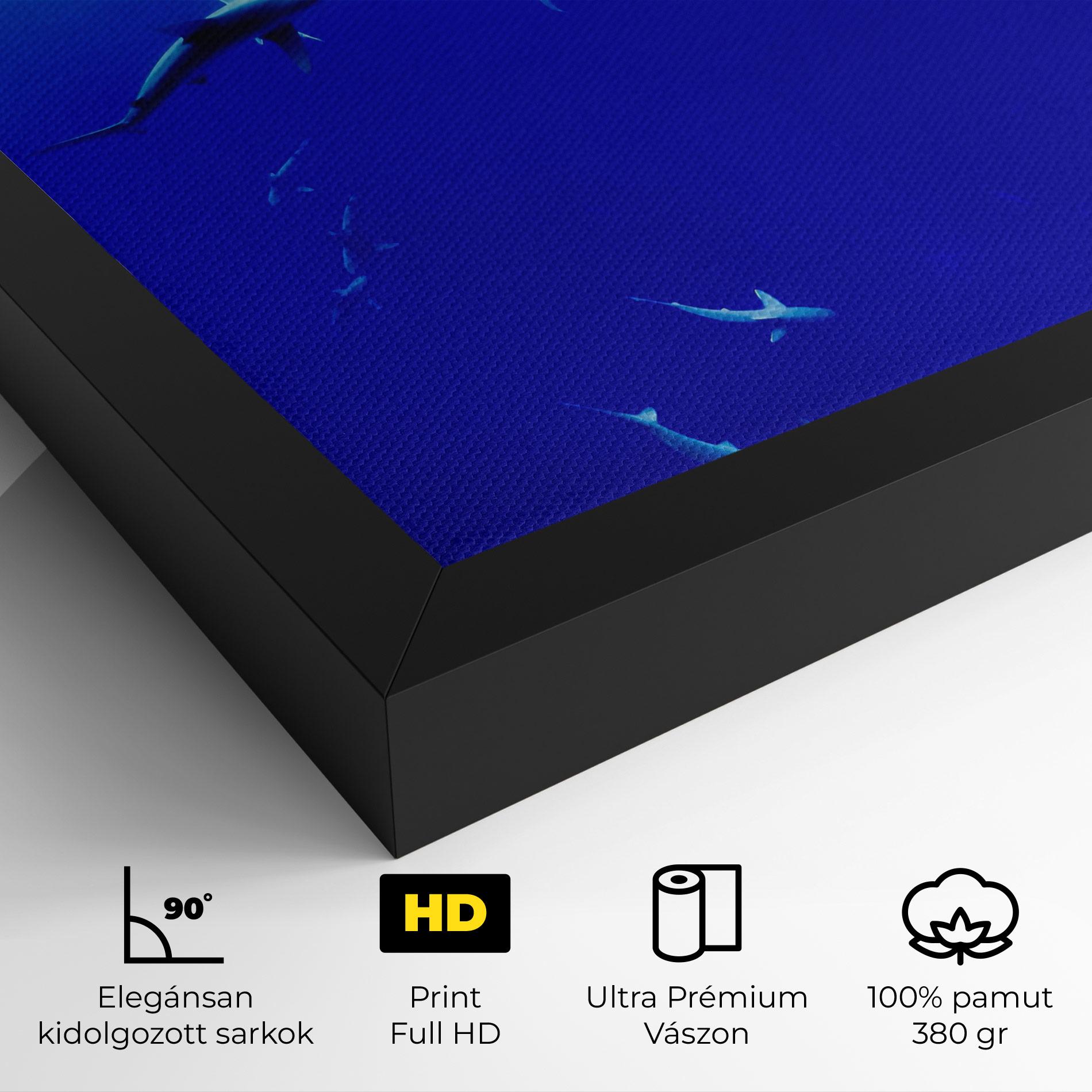 Vászonkép Baby Sharks mockup 4