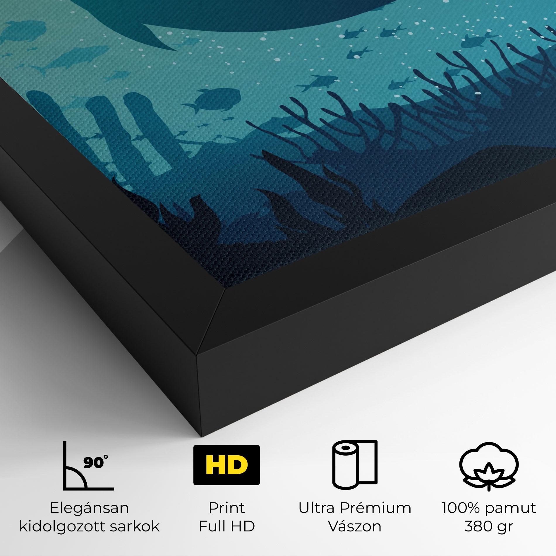 Vászonkép Blue Ocean mockup 4