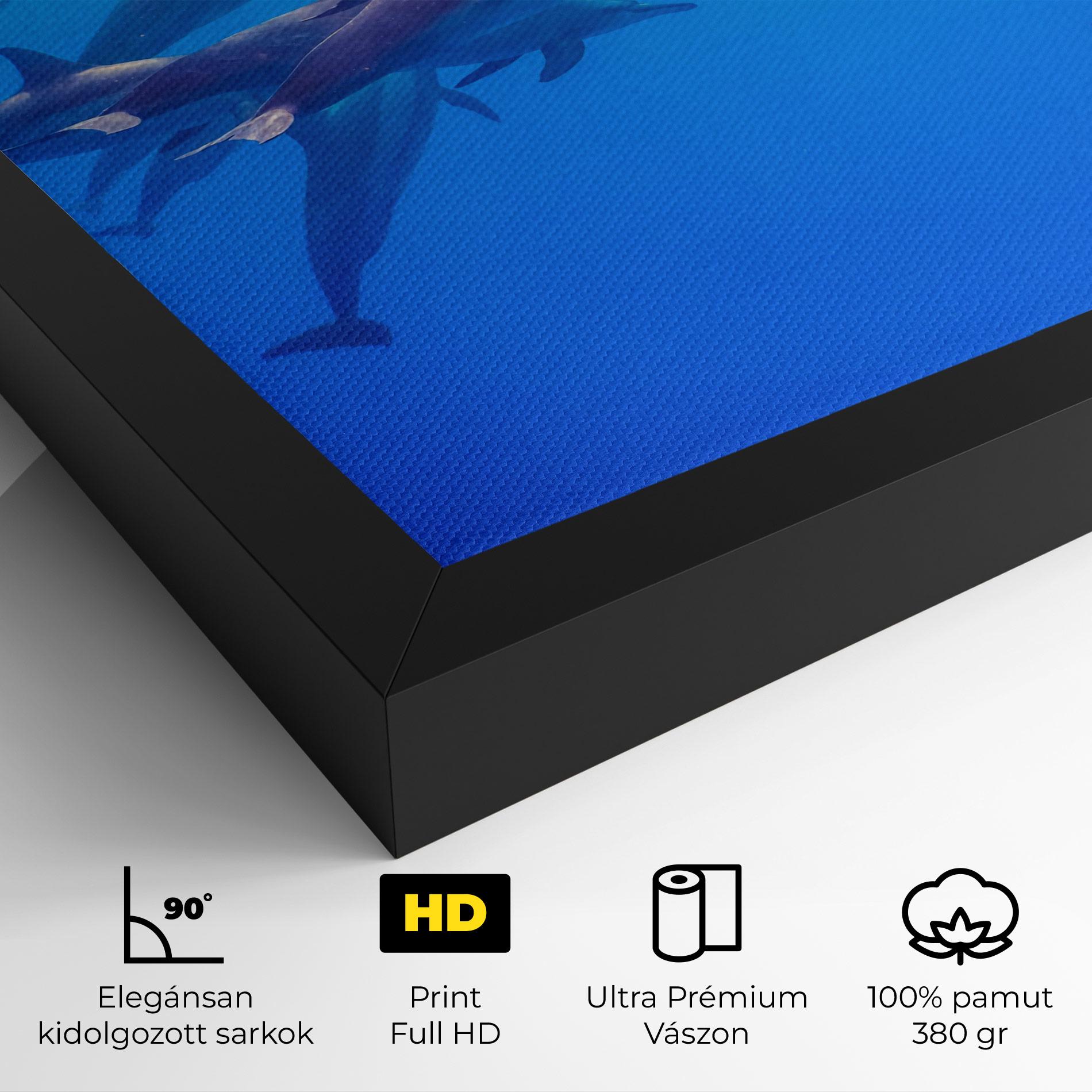 Vászonkép Dolphin Family mockup 4