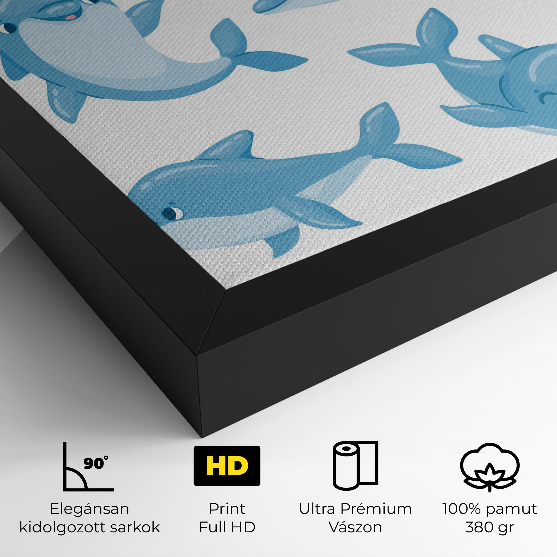 Vászonkép Dolphin mockup 4
