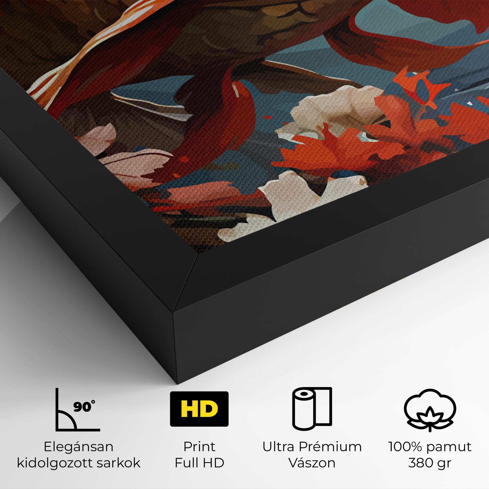 Vászonkép Orange Koi mockup 4