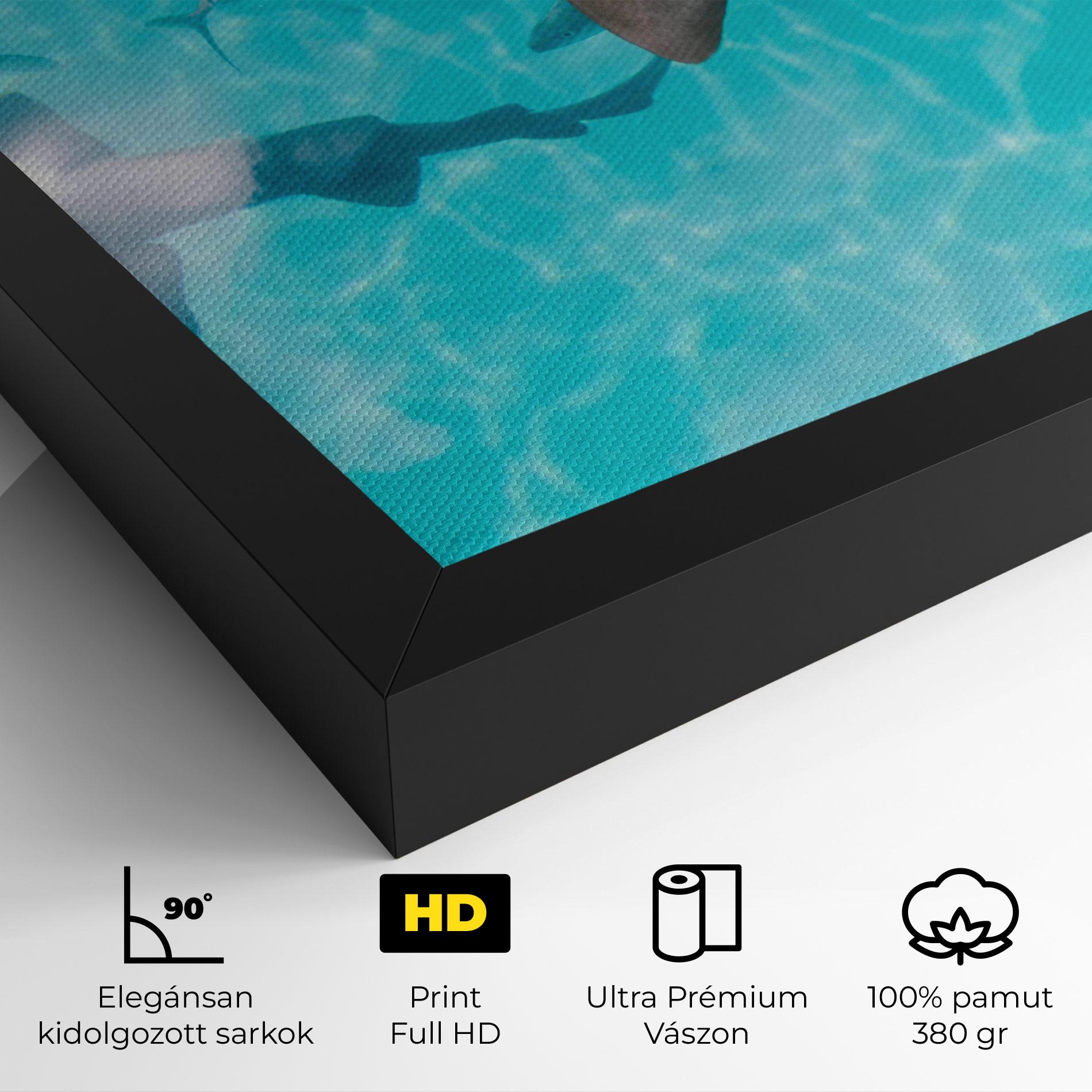 Vászonkép Pretty Shark mockup 4