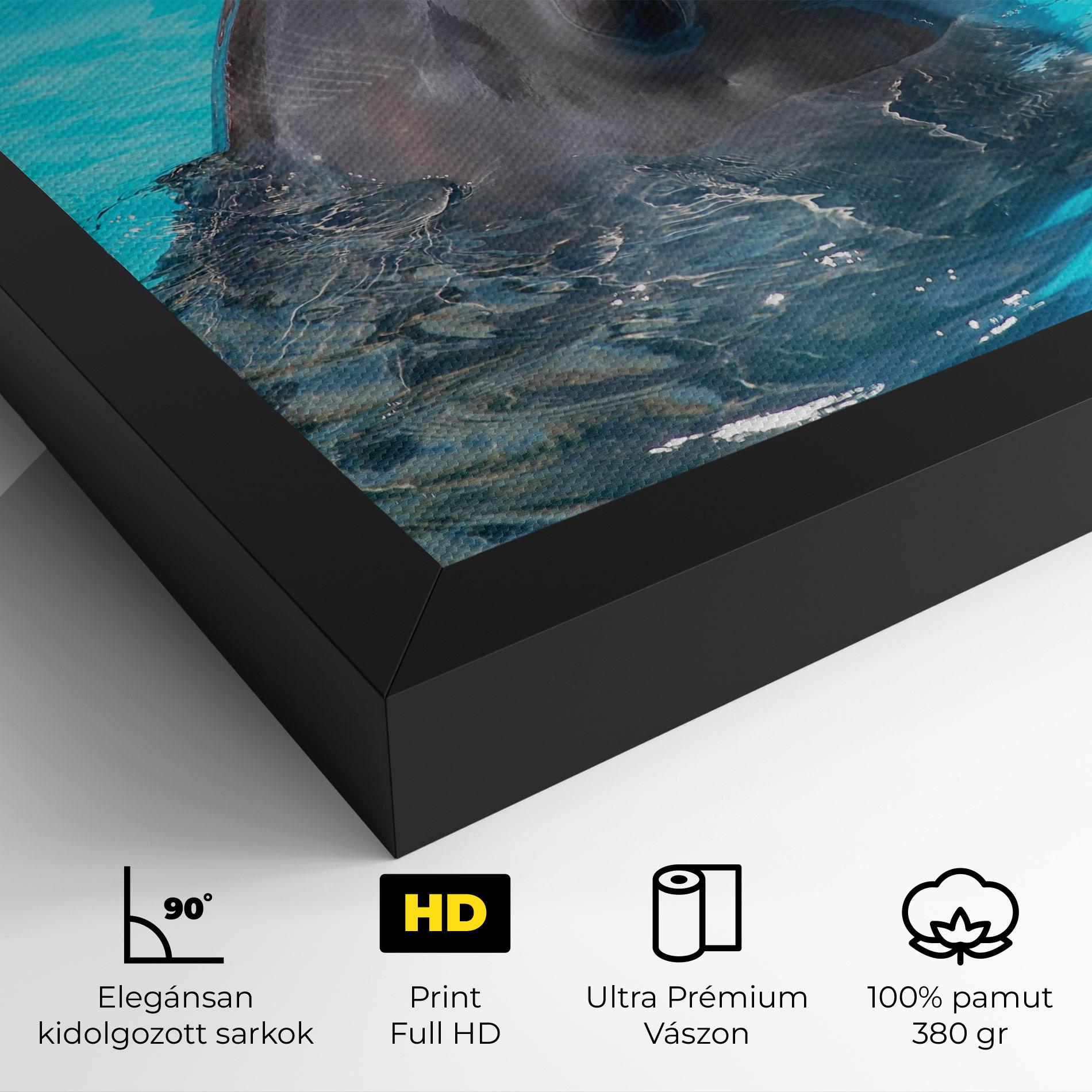 Vászonkép Trained Dolphin mockup 4