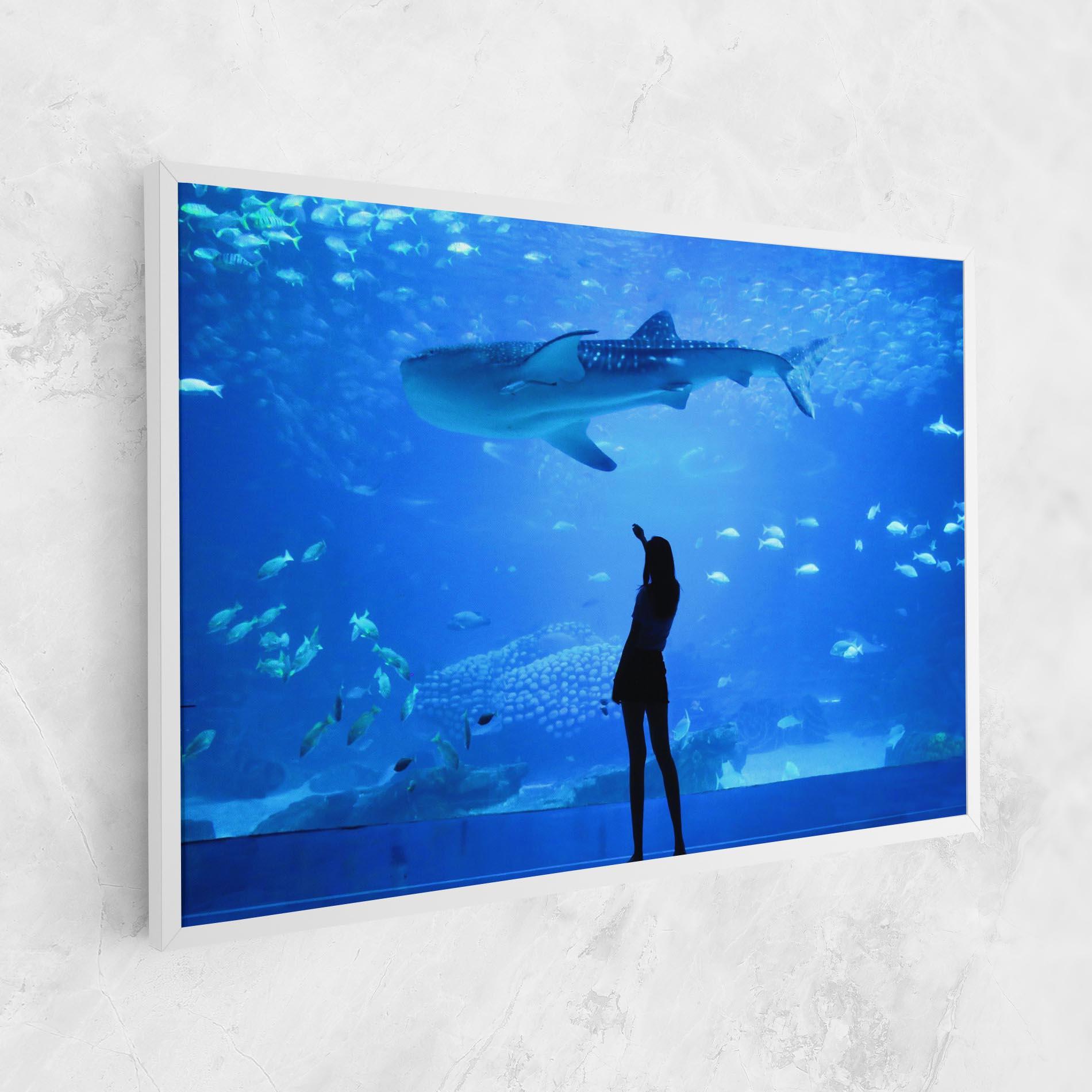 Vászonkép Aquarium Girl mockup 1
