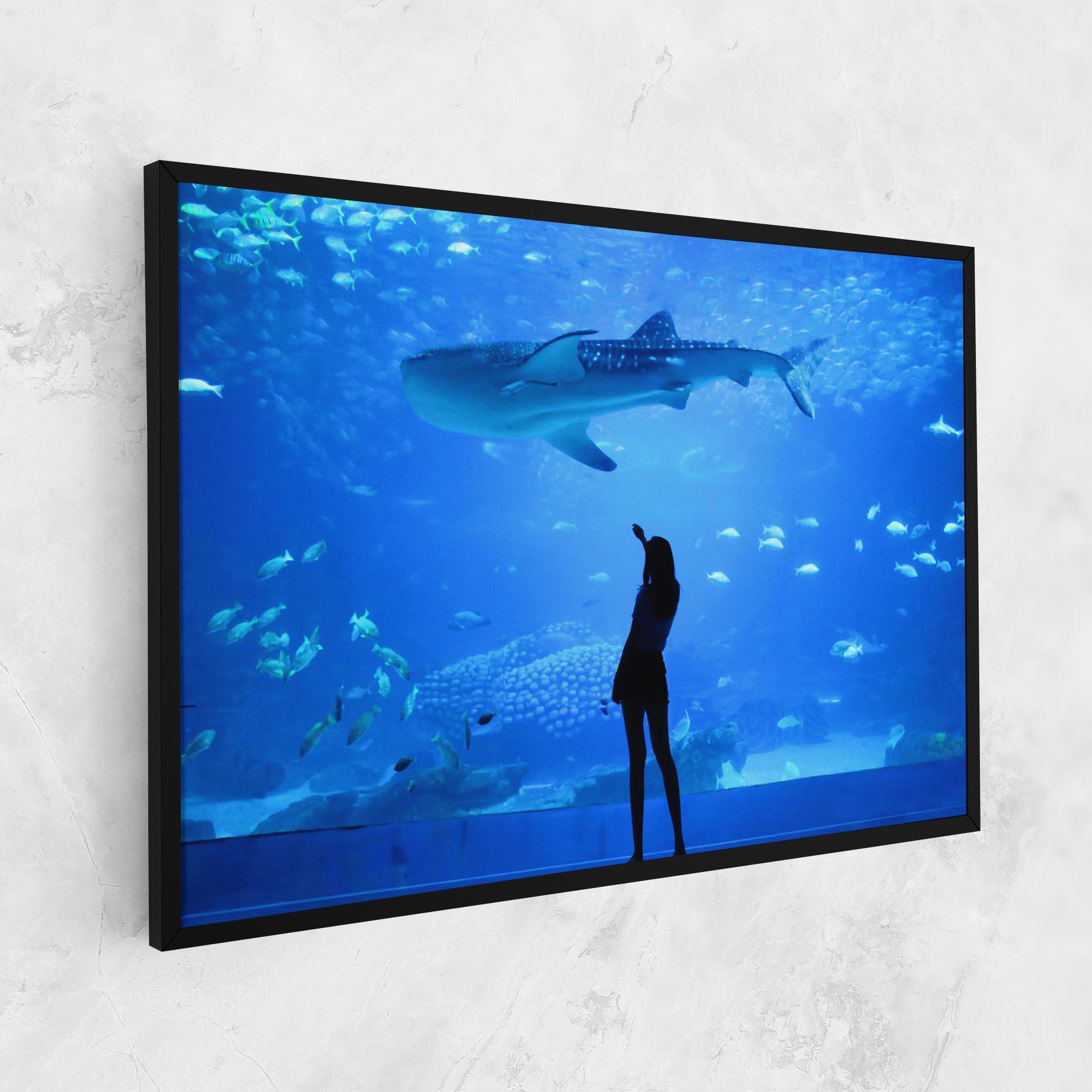 Vászonkép Aquarium Girl mockup 1