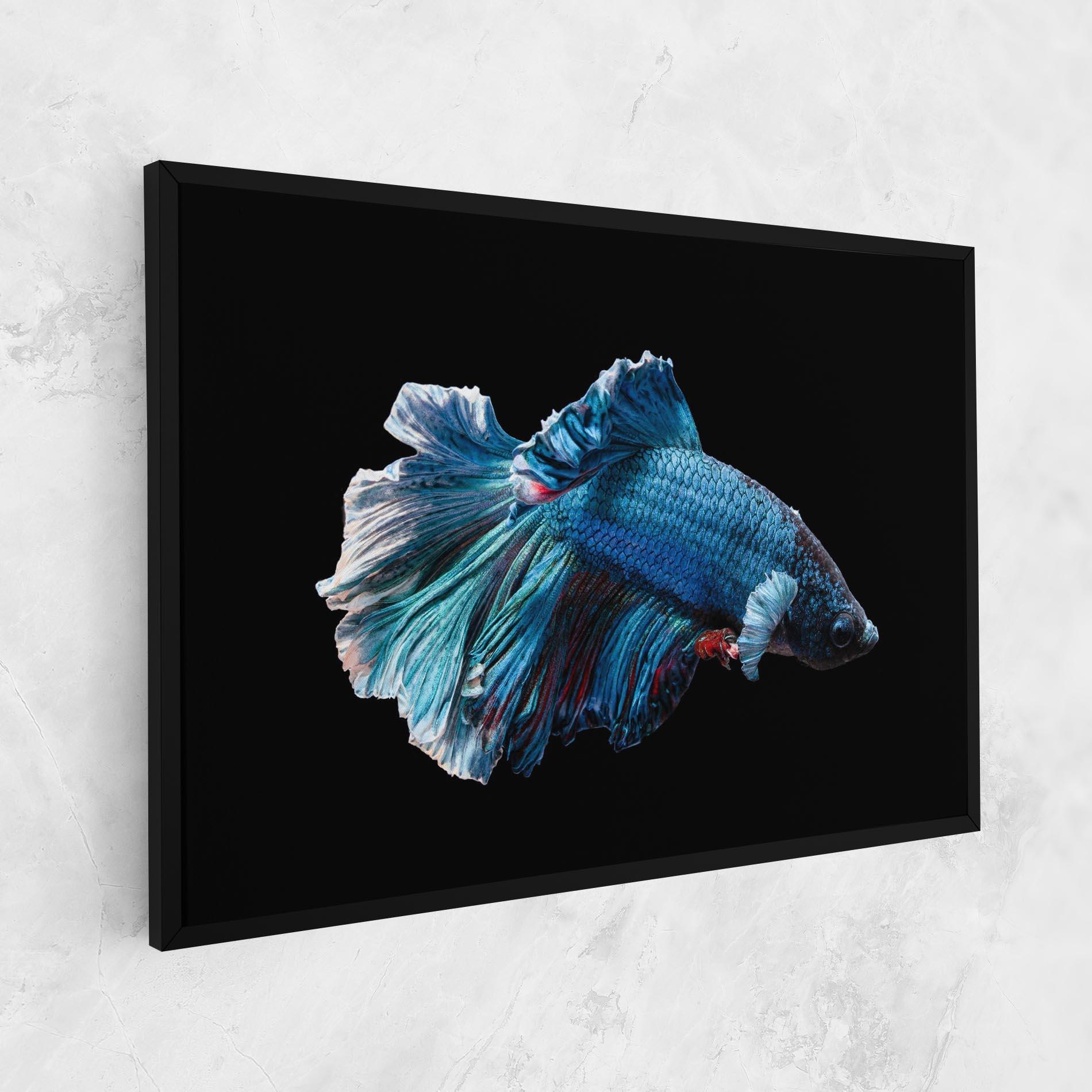Vászonkép Blue Betta mockup 1