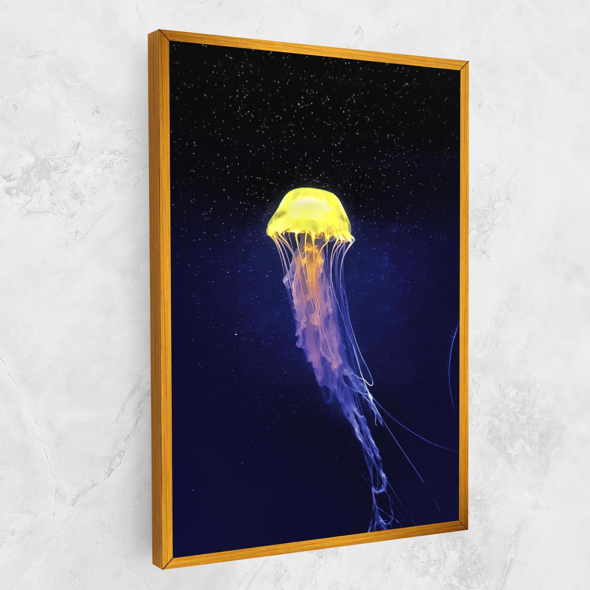 Vászonkép Purple Jellyfish mockup 1