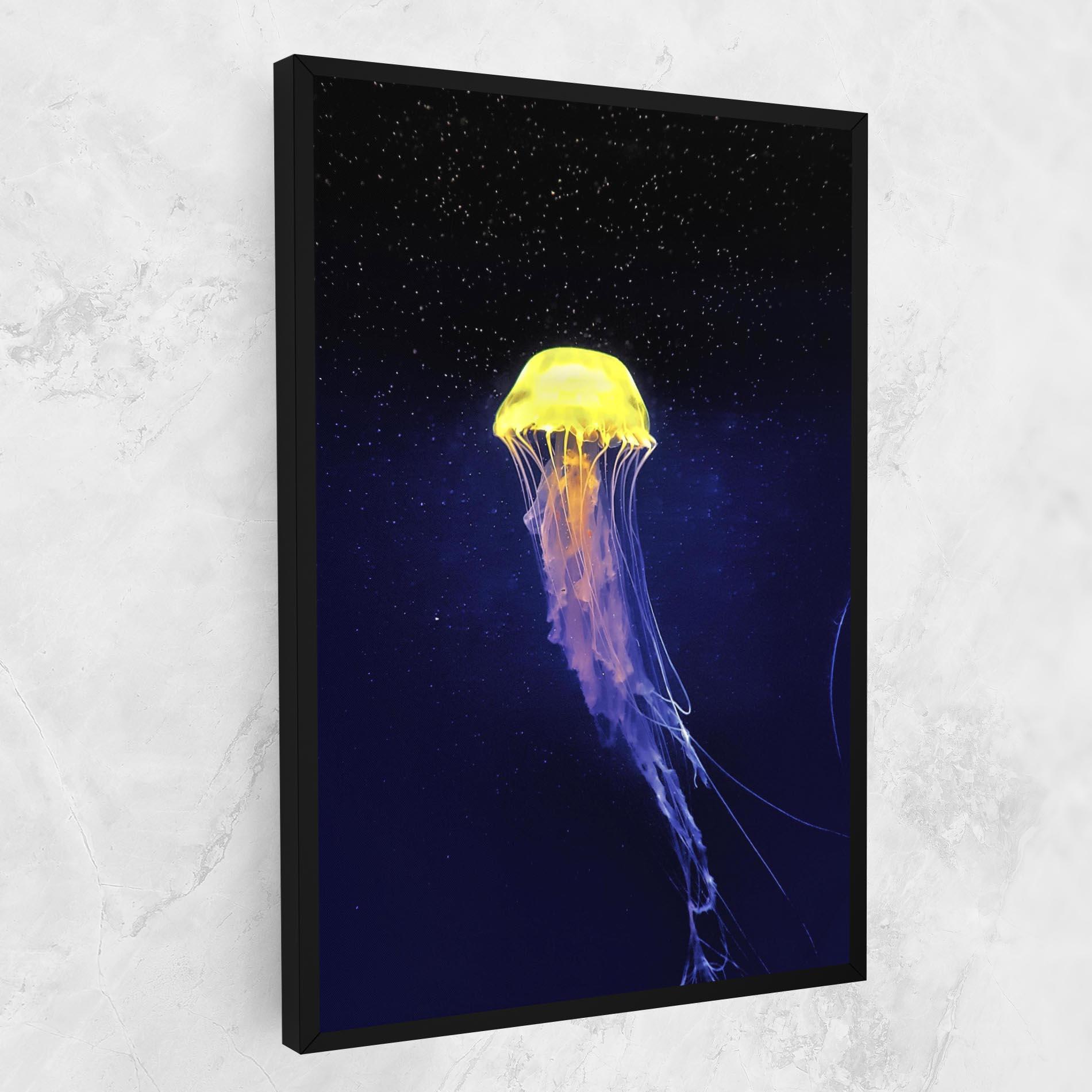 Vászonkép Purple Jellyfish mockup 1