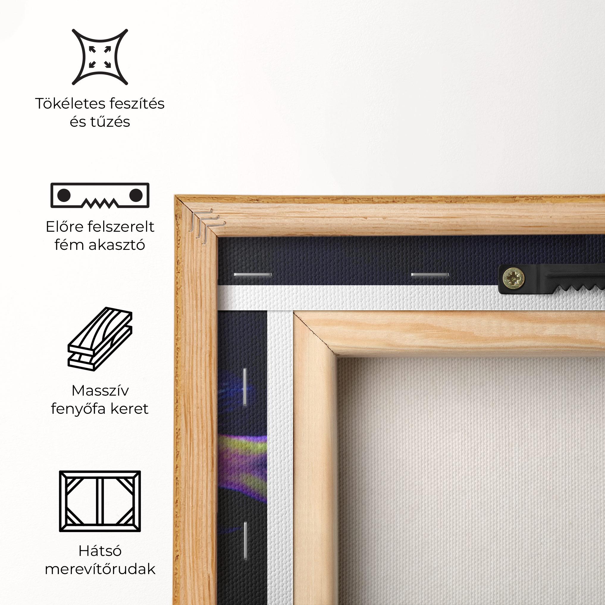 Vászonkép Angry Pink Fish mockup 5