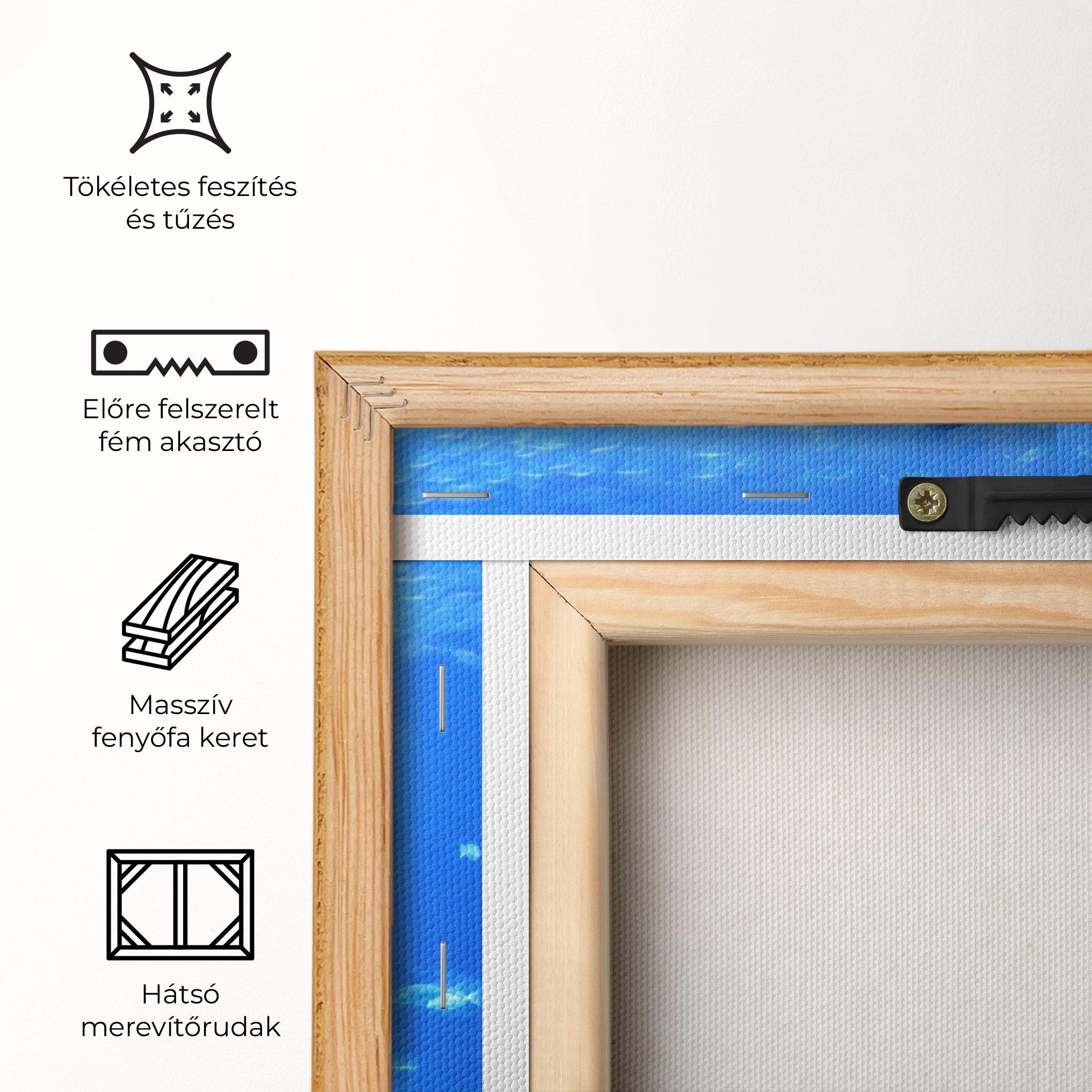 Vászonkép Aquarium Girl mockup 5