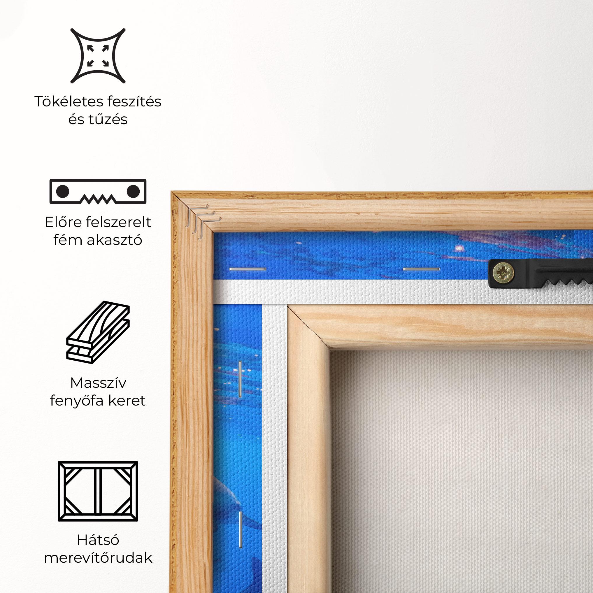 Vászonkép Dolphin Family mockup 5